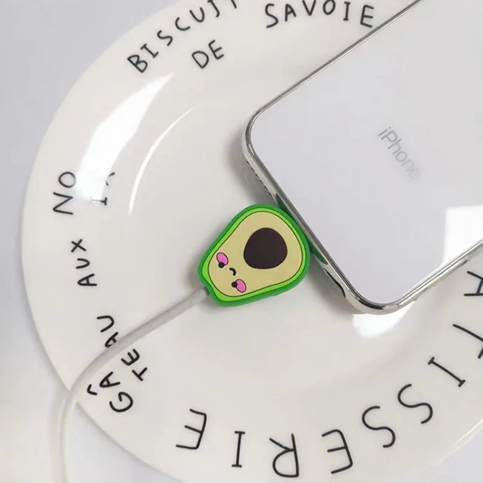 3D Avacado Charger Case & Cable Protector (18W/20W)