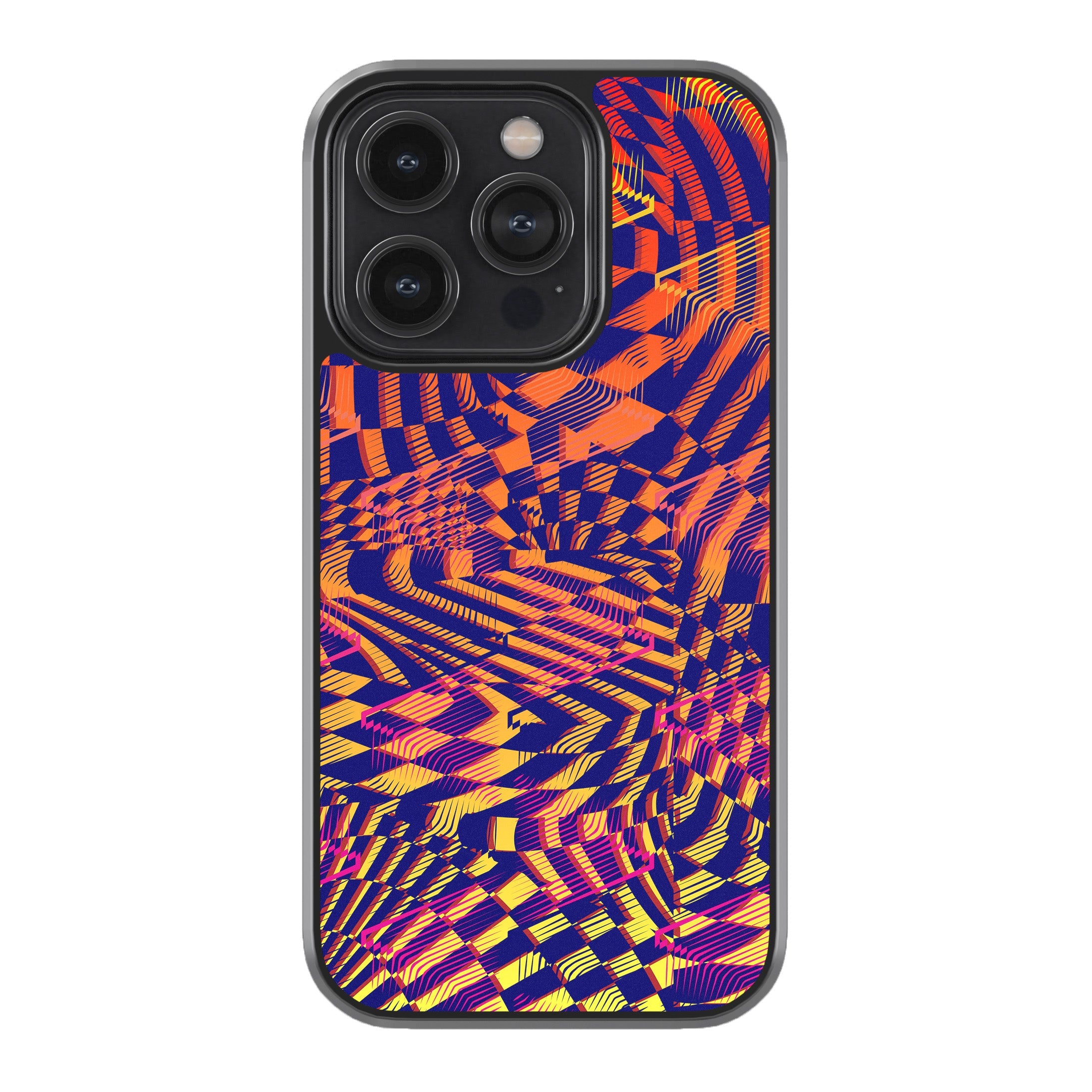 Trippy Grid Illusion Phone Cover