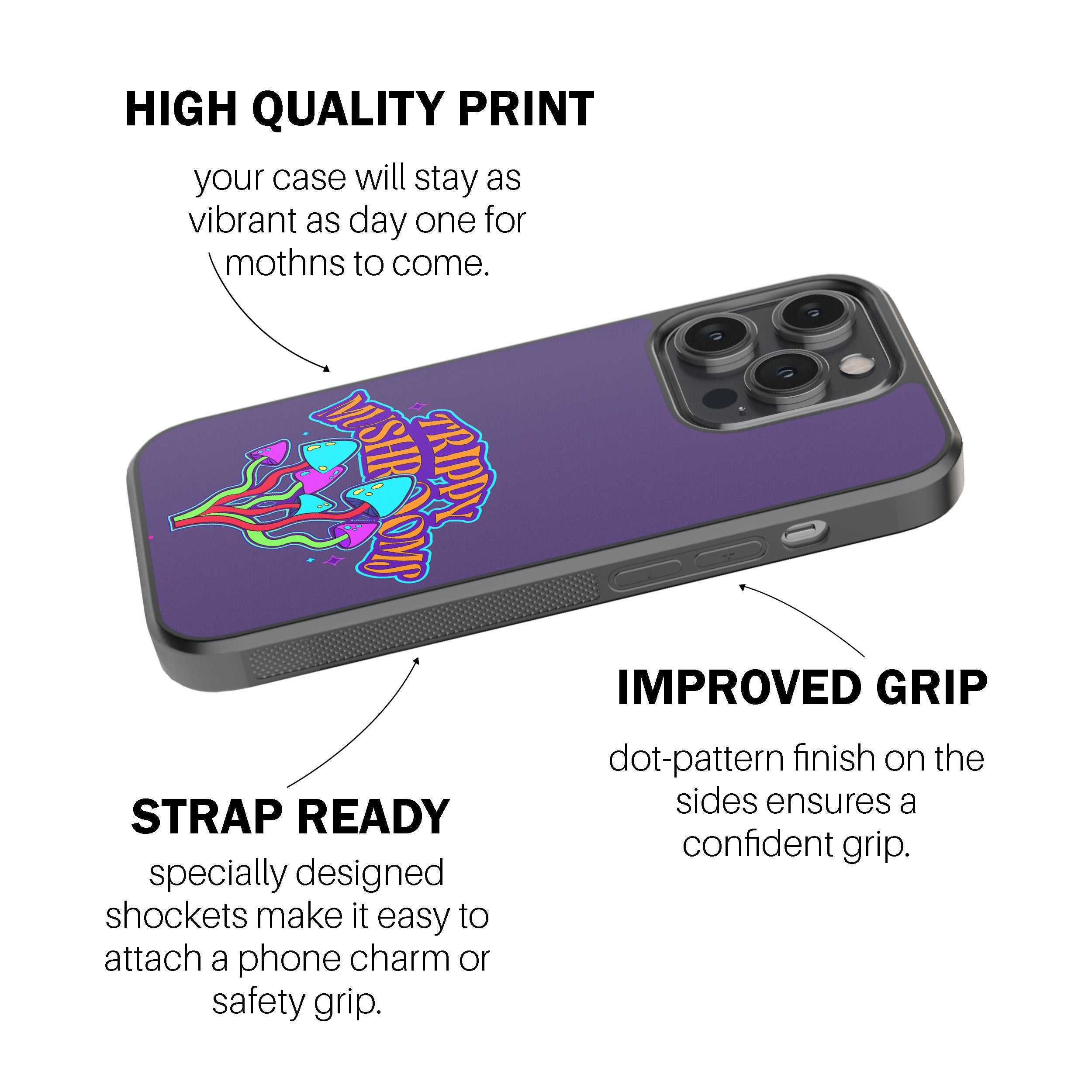 Trippy Mushrooms Phone Cover