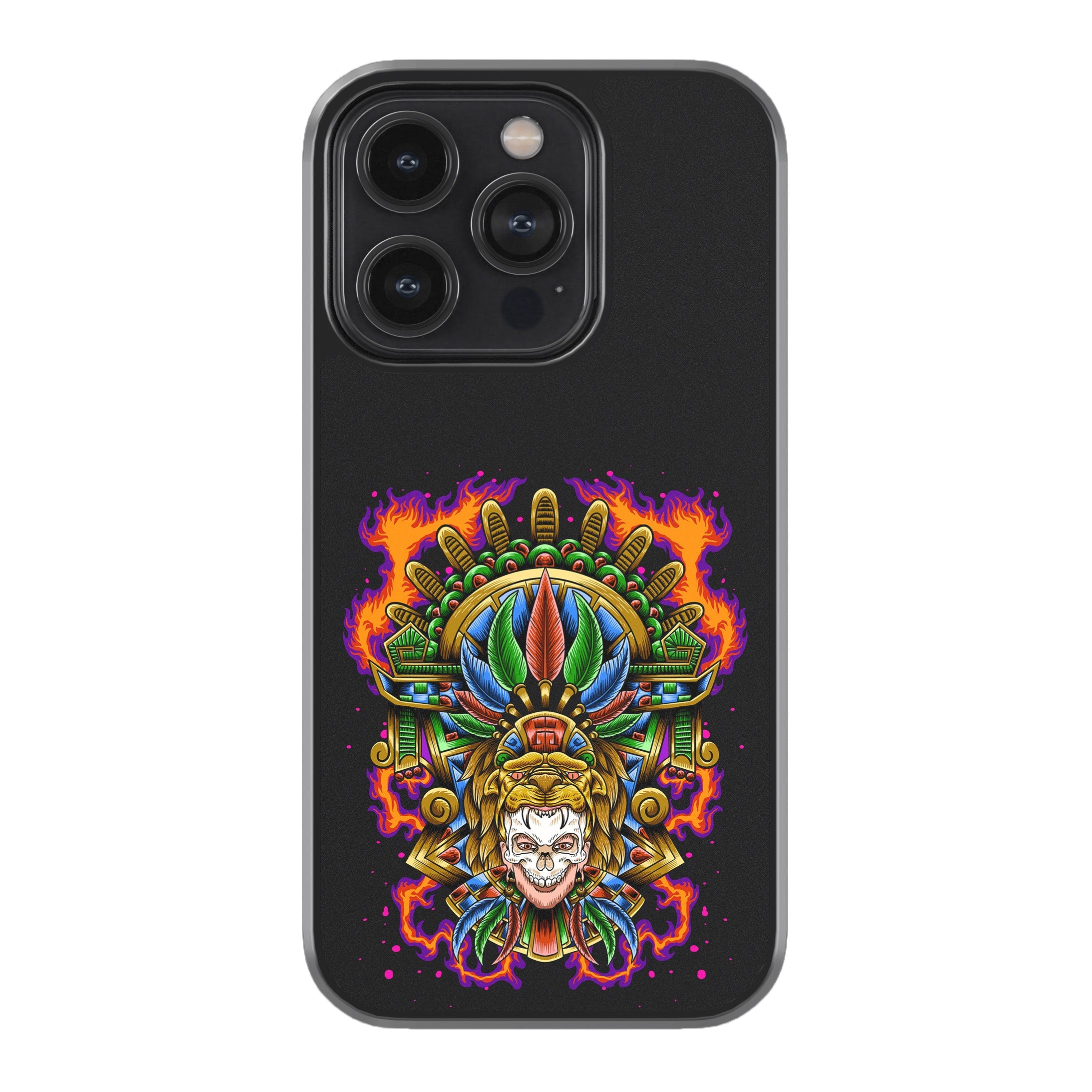 Aztec Flame Warrior Phone Cover