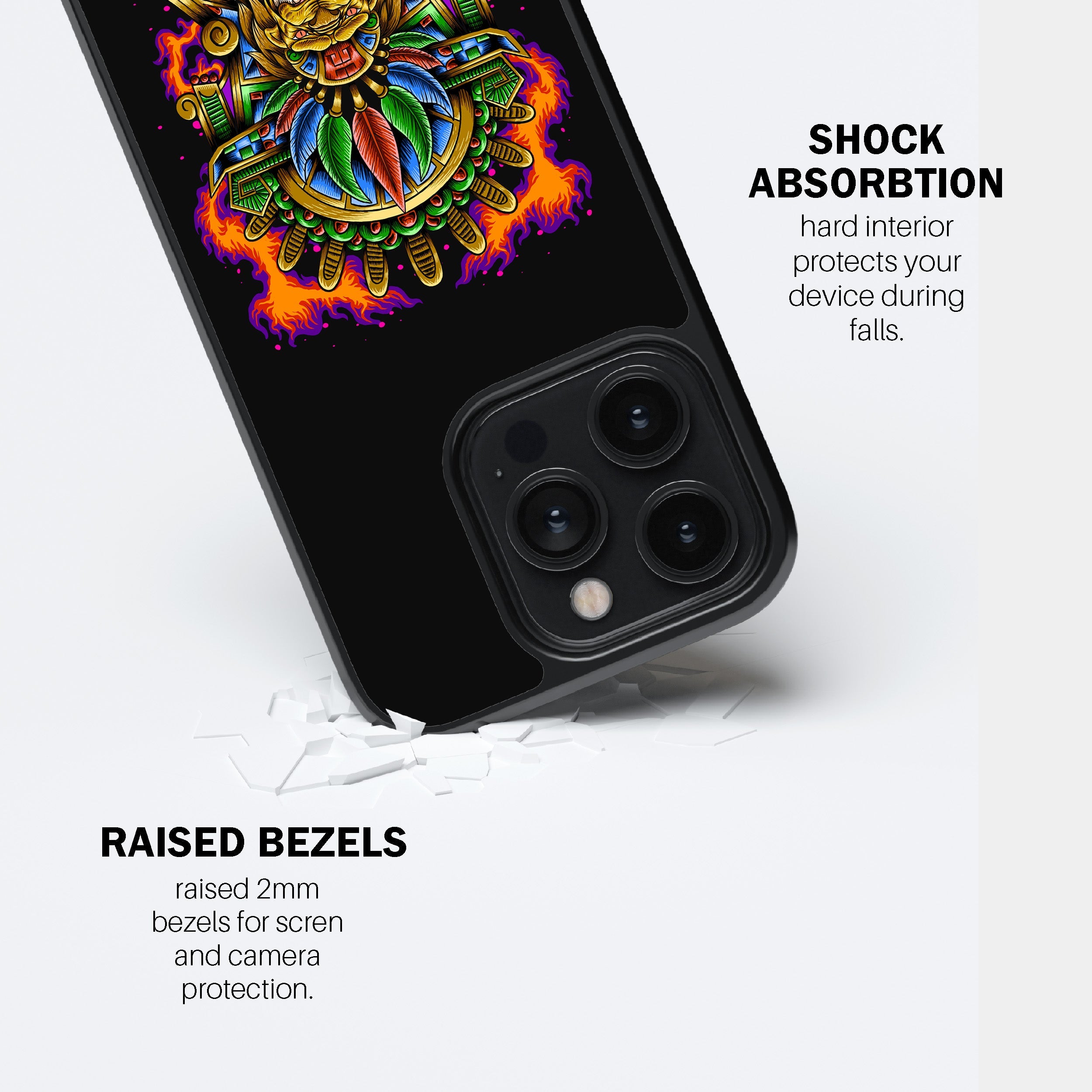 Aztec Flame Warrior Phone Cover