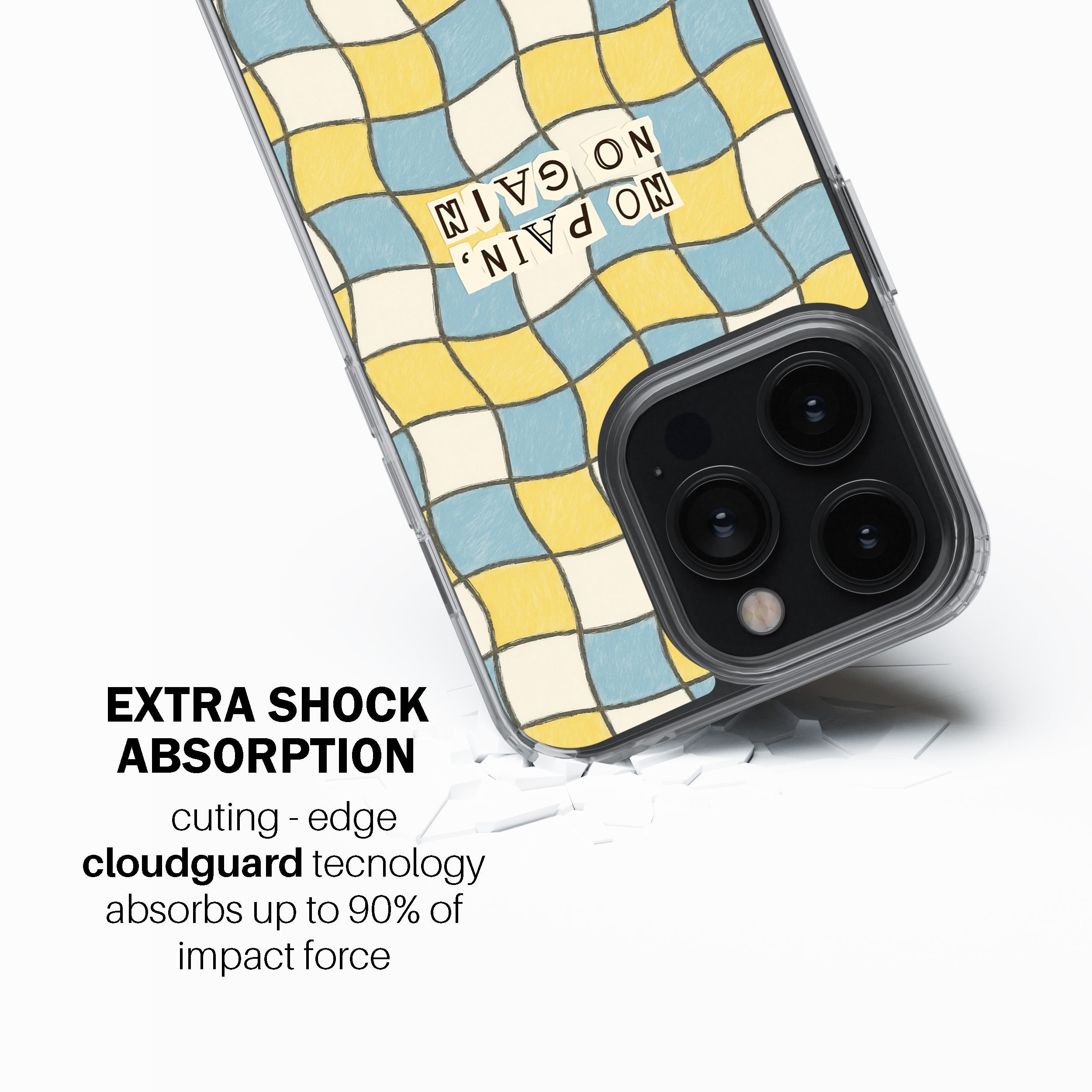 Abstract Woven Strength – “No Pain, No Gain”