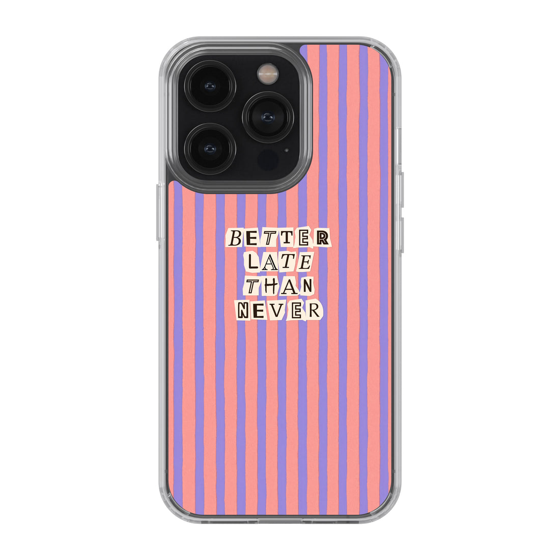 Lavender Bold Lines – “Better Late Than Never”
