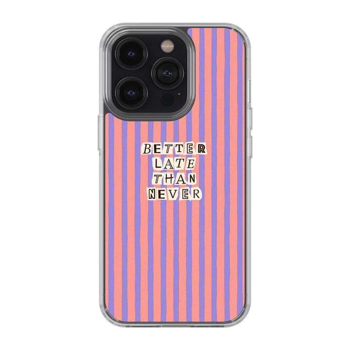 Lavender Bold Lines – “Better Late Than Never”