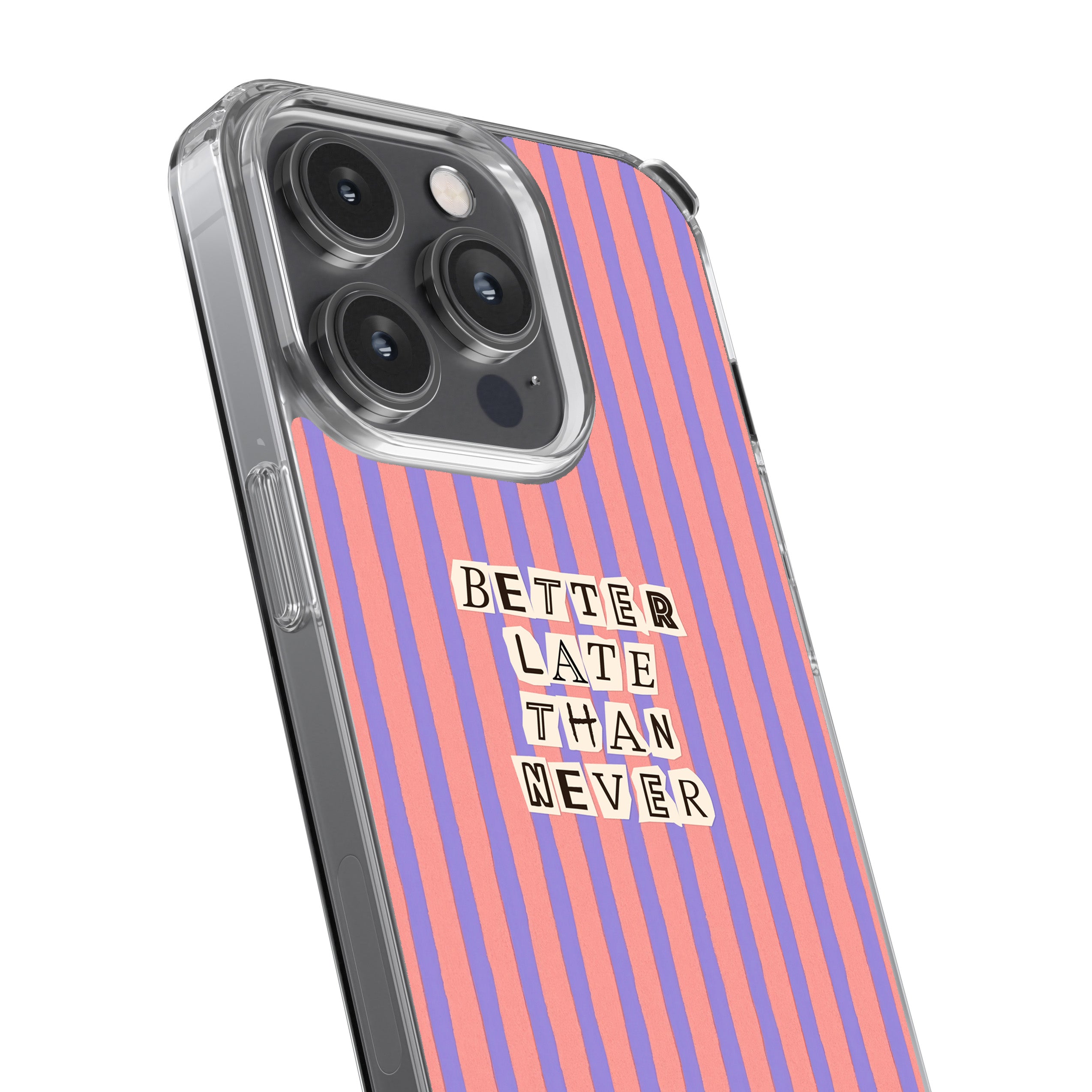 Lavender Bold Lines – “Better Late Than Never”