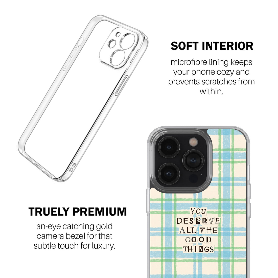 Soft Plaid Rewards – “You Deserve All the Good Things”