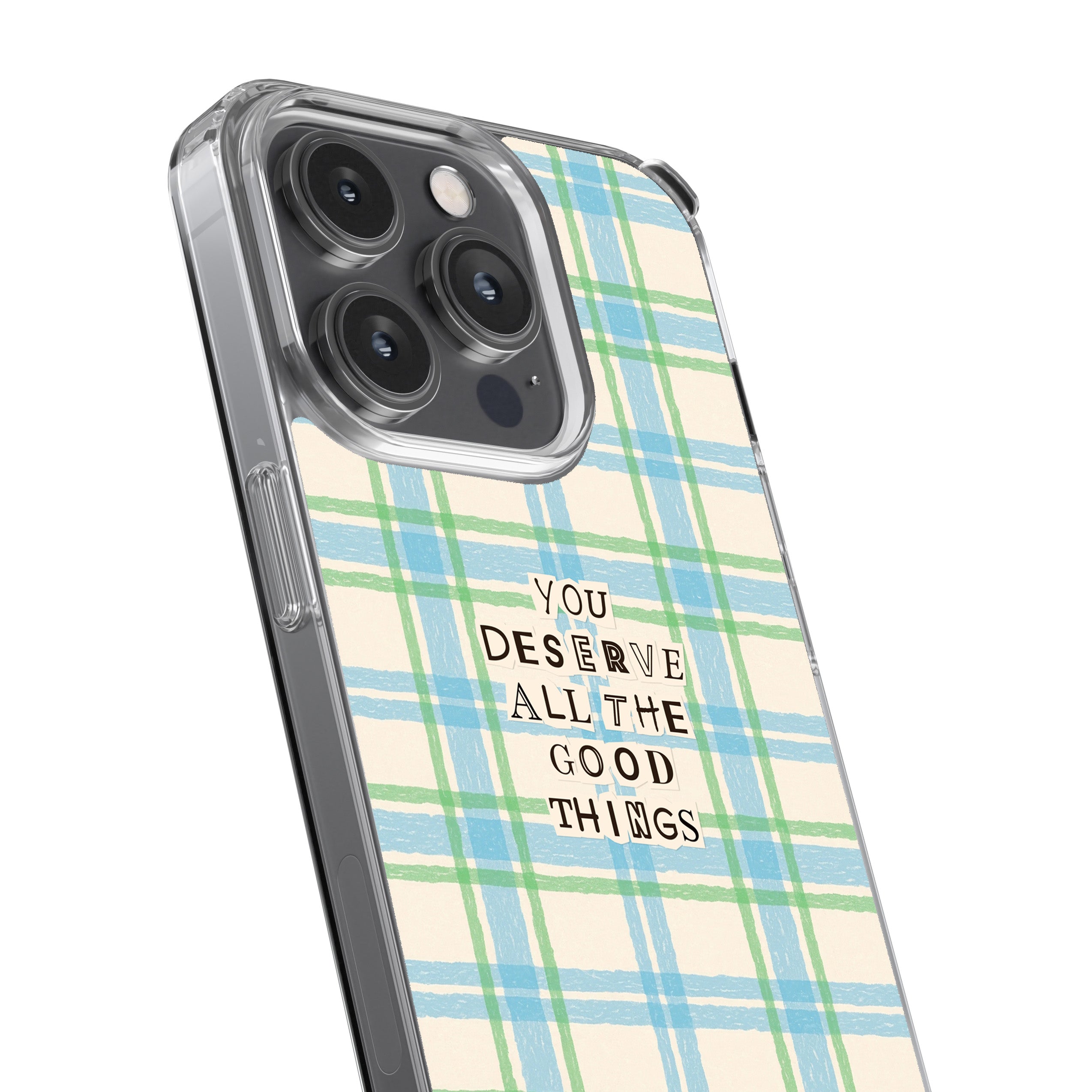 Soft Plaid Rewards – “You Deserve All the Good Things”