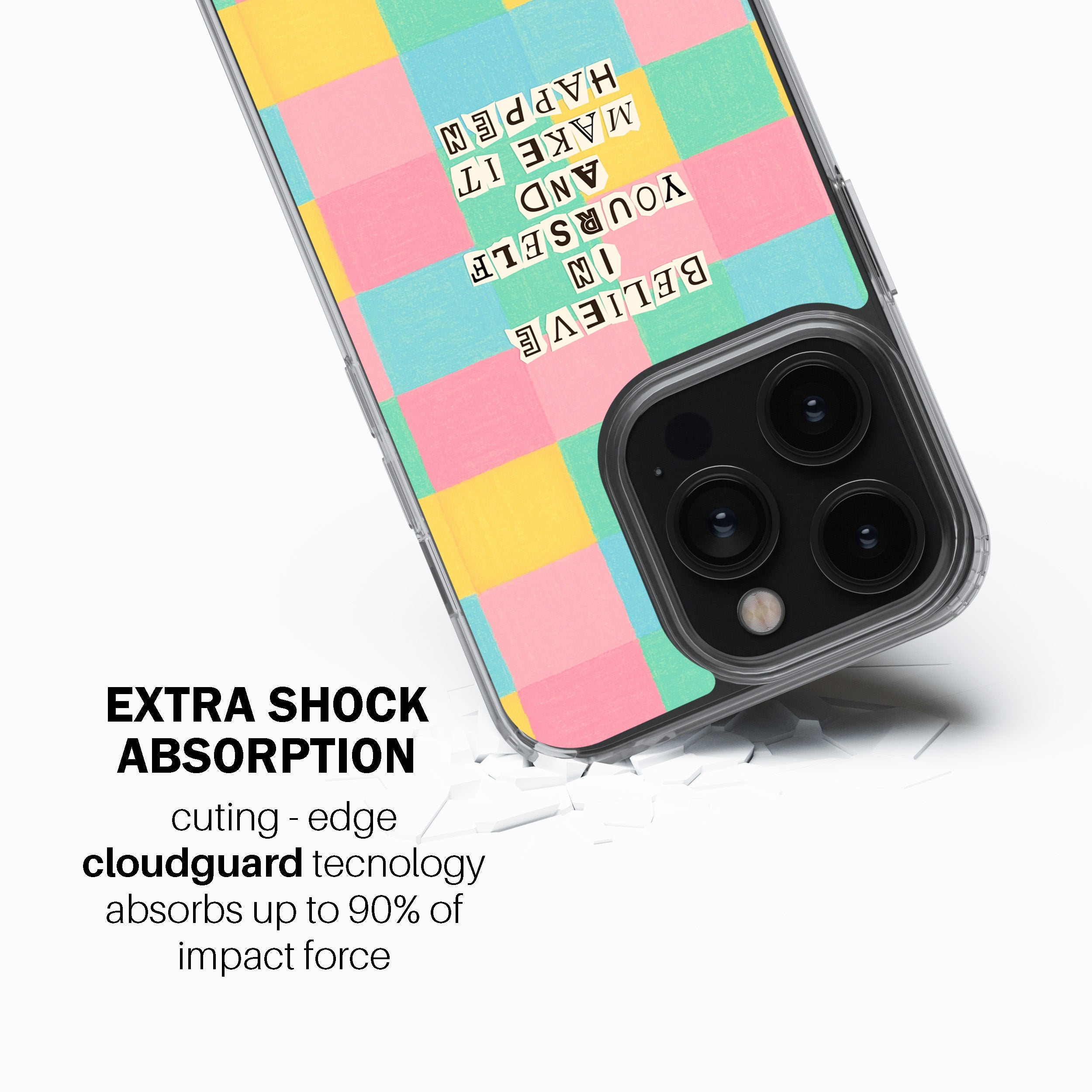 Pastel Power Checker – “Believe in Yourself and Make It Happen”