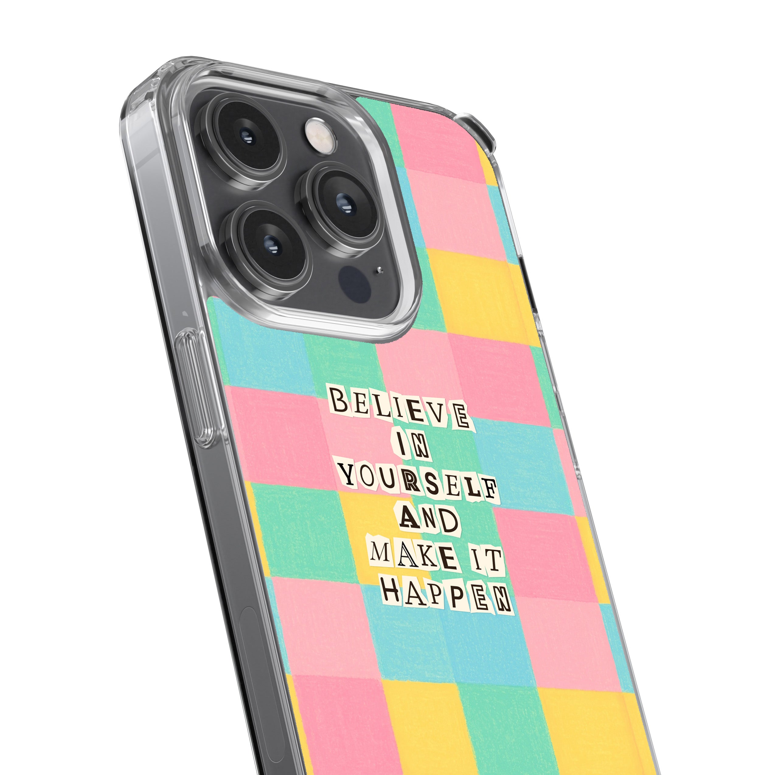 Pastel Power Checker – “Believe in Yourself and Make It Happen”