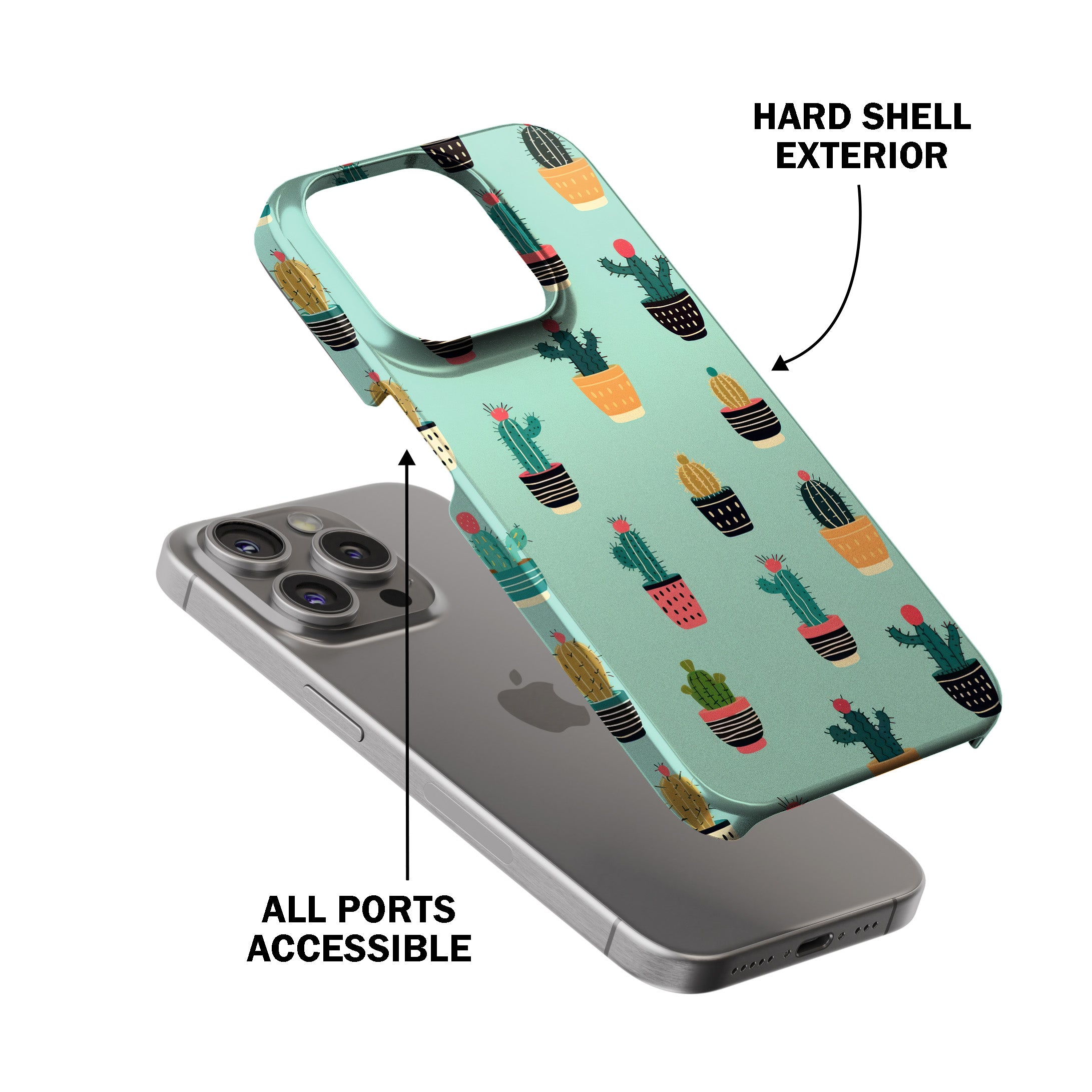 Cactus Garden Mobile Cover