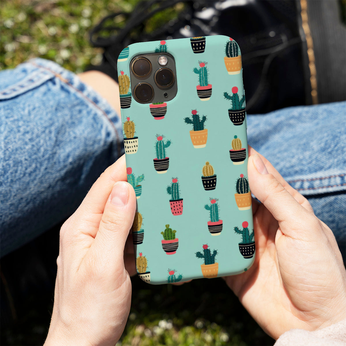 Cactus Garden Mobile Cover