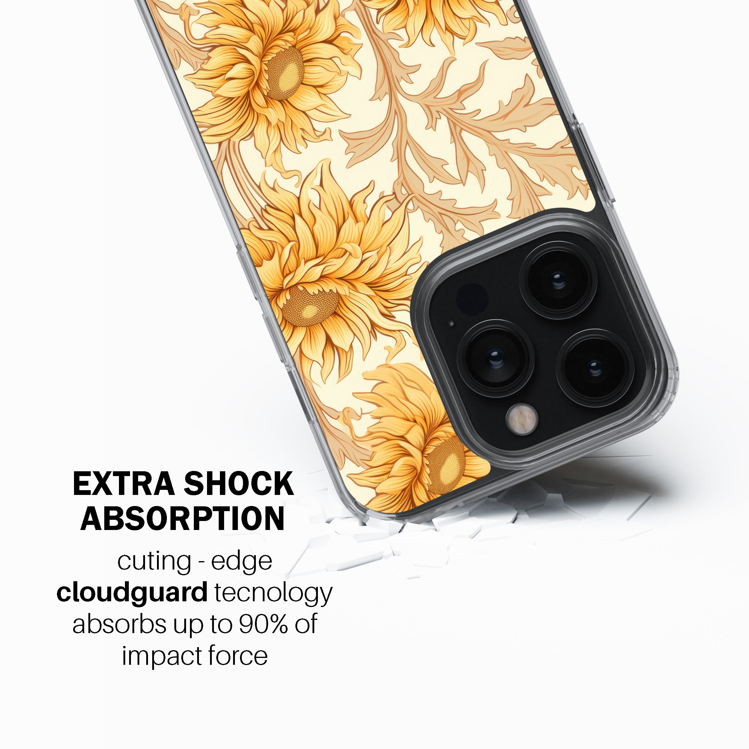 Golden Marigold Grace Mobile Cover