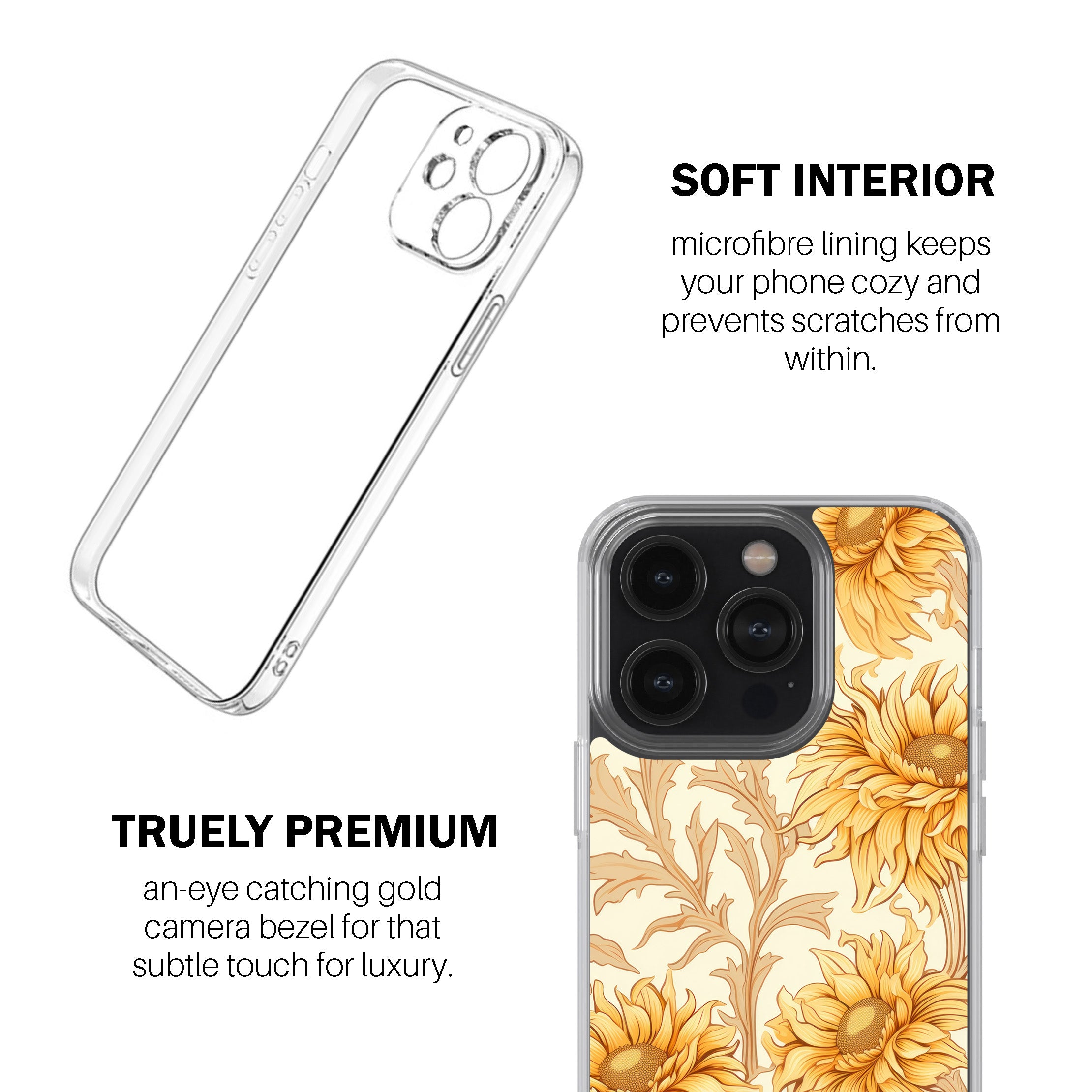 Golden Marigold Grace Mobile Cover