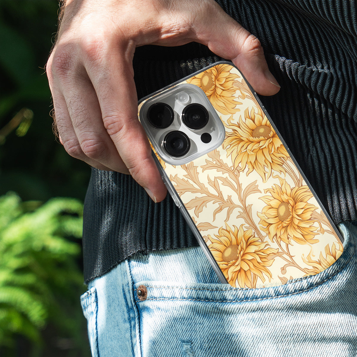 Golden Marigold Grace Mobile Cover