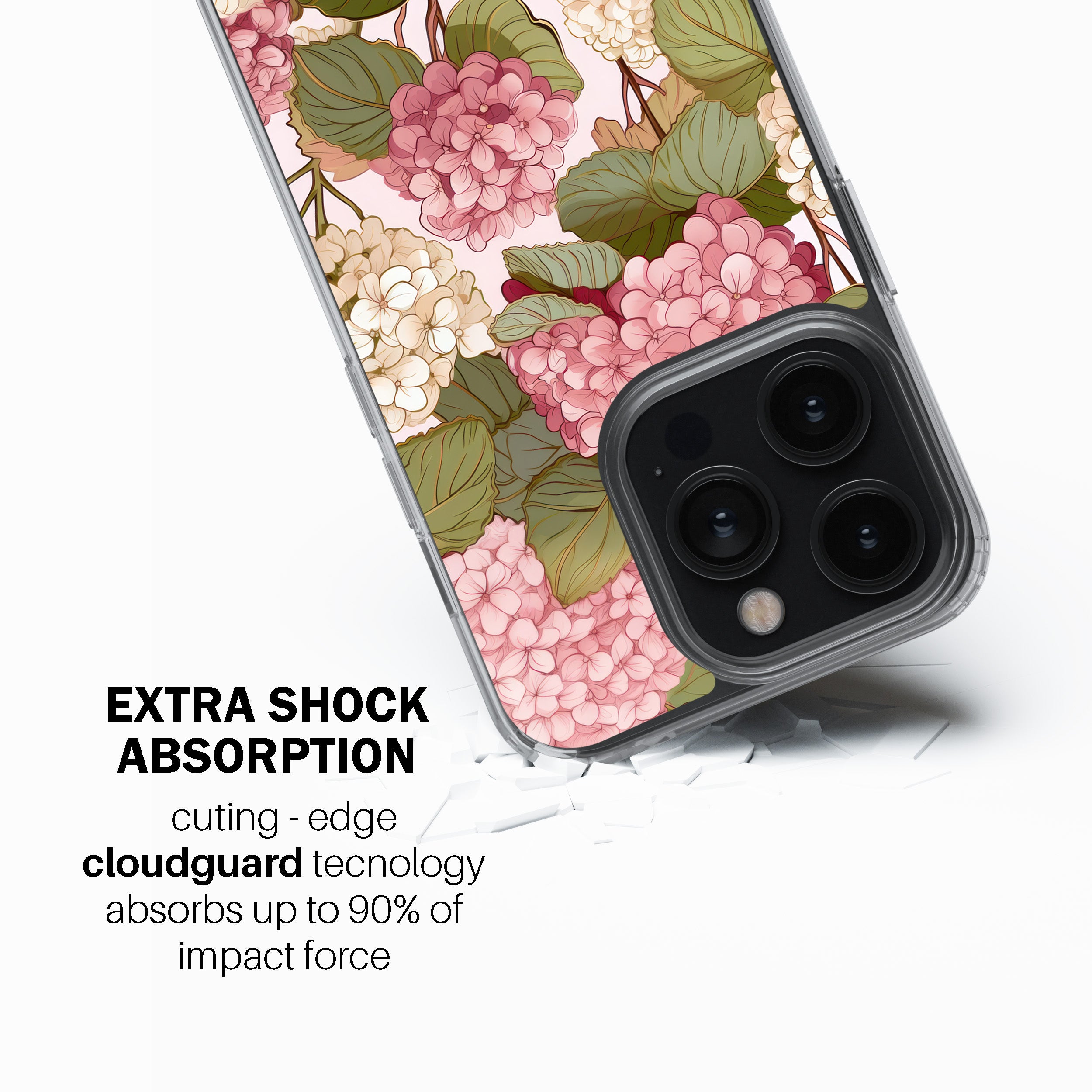 Rustic Hydrangea Bloom Mobile Cover