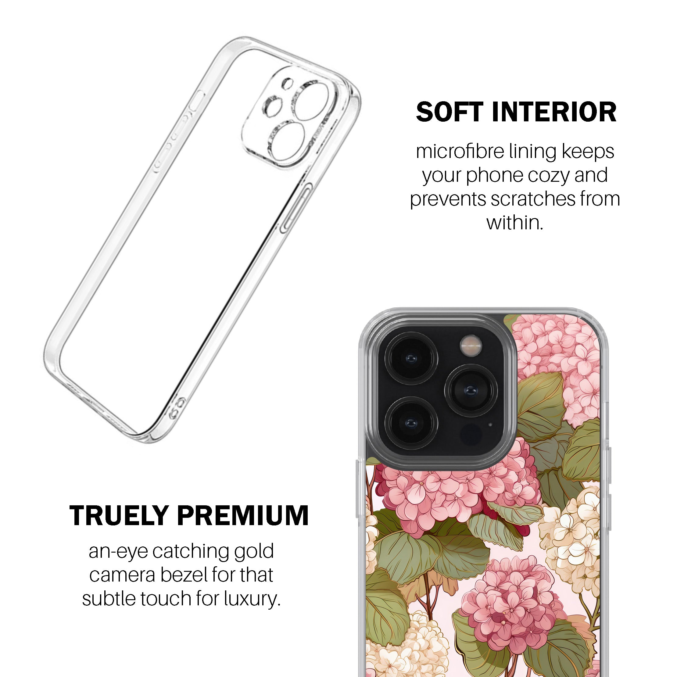 Rustic Hydrangea Bloom Mobile Cover