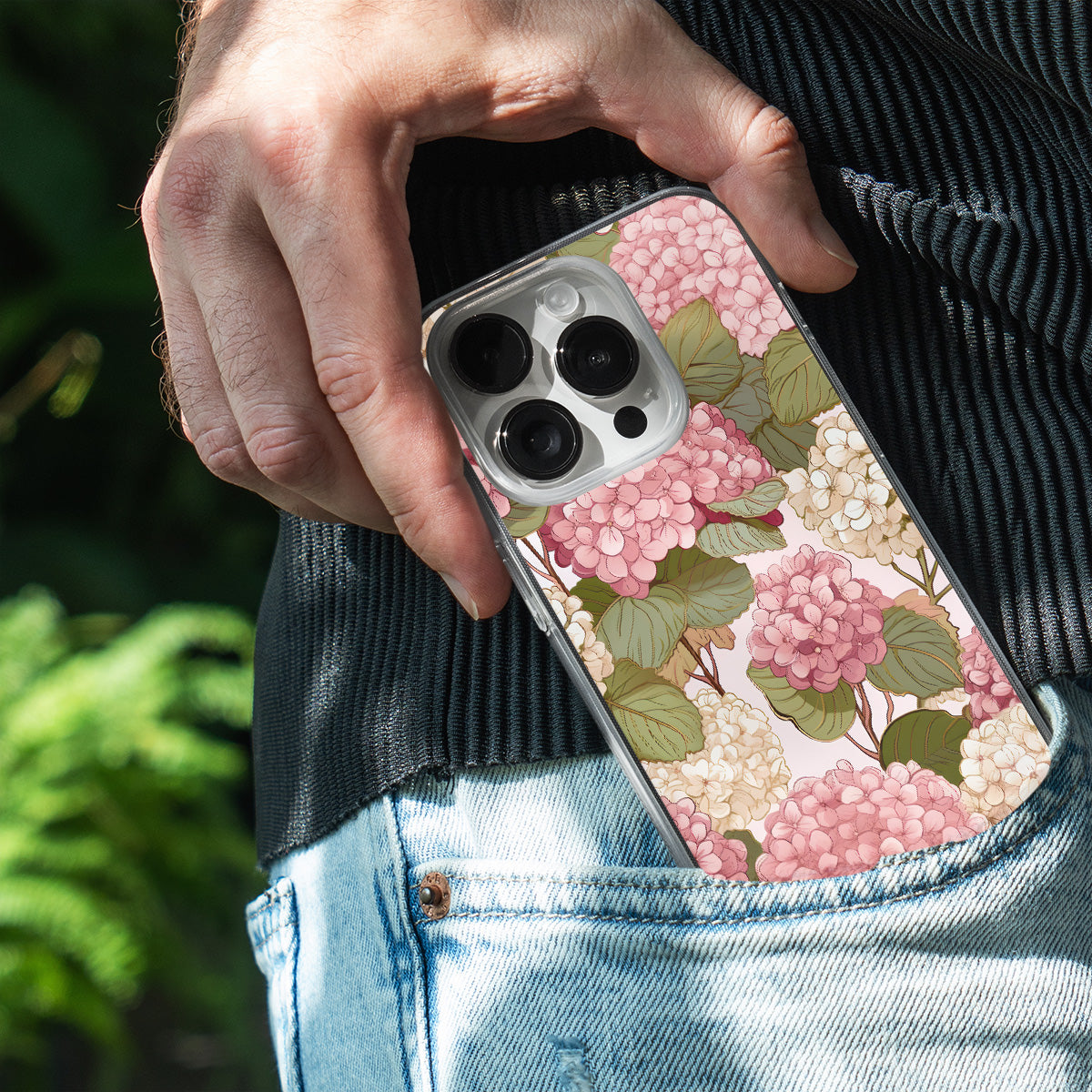 Rustic Hydrangea Bloom Mobile Cover