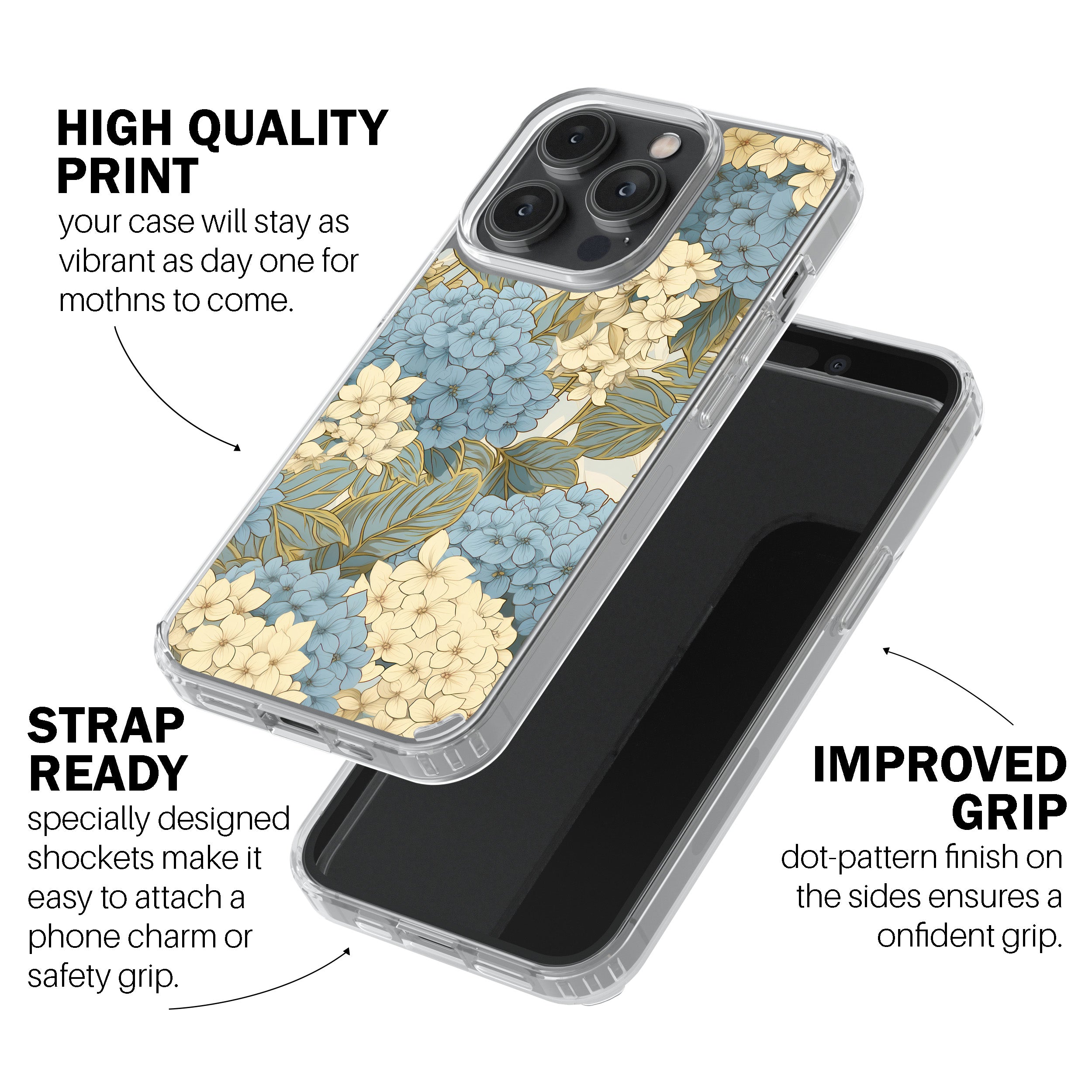 Ocean Mist Hydrangea Mobile Cover