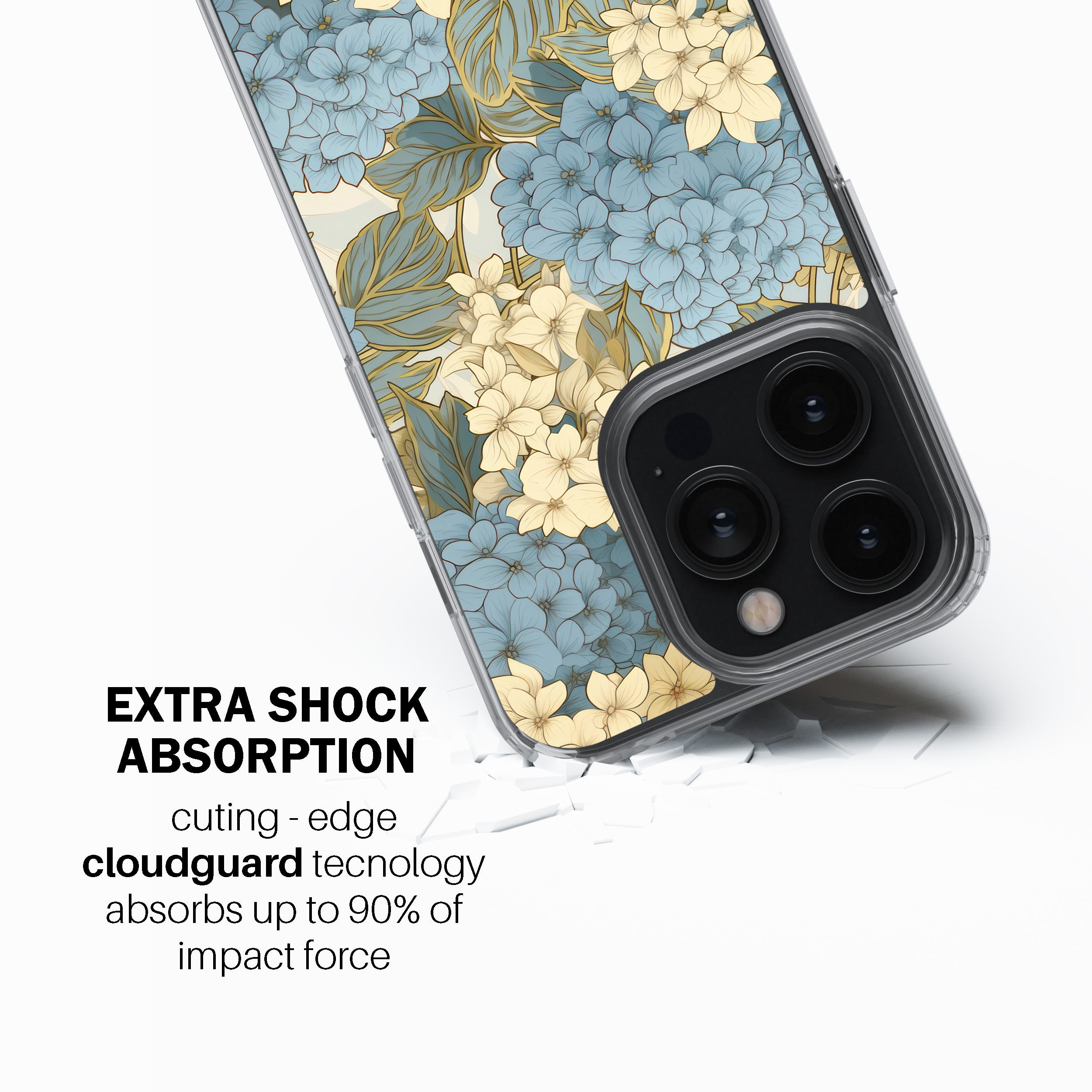 Ocean Mist Hydrangea Mobile Cover