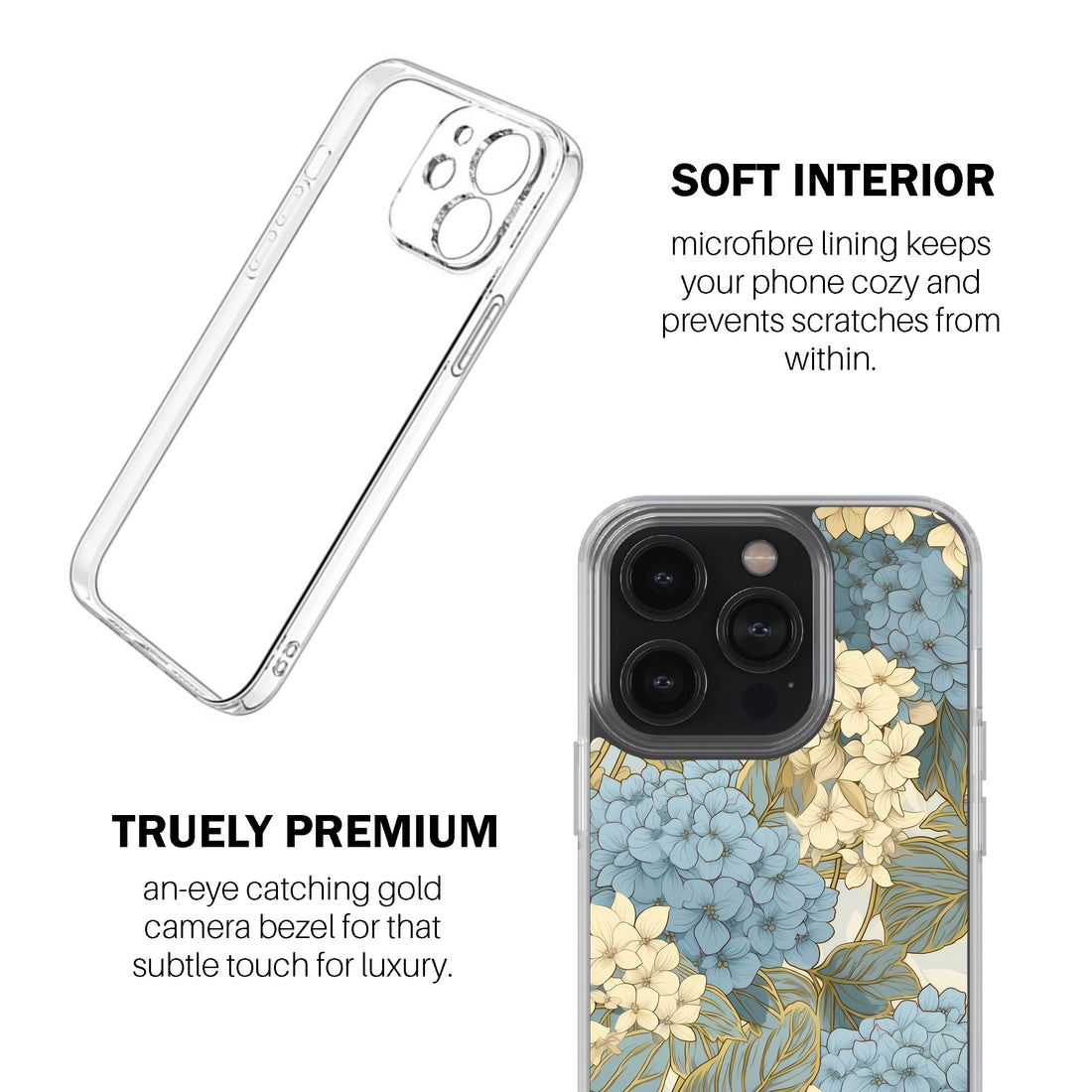 Ocean Mist Hydrangea Mobile Cover