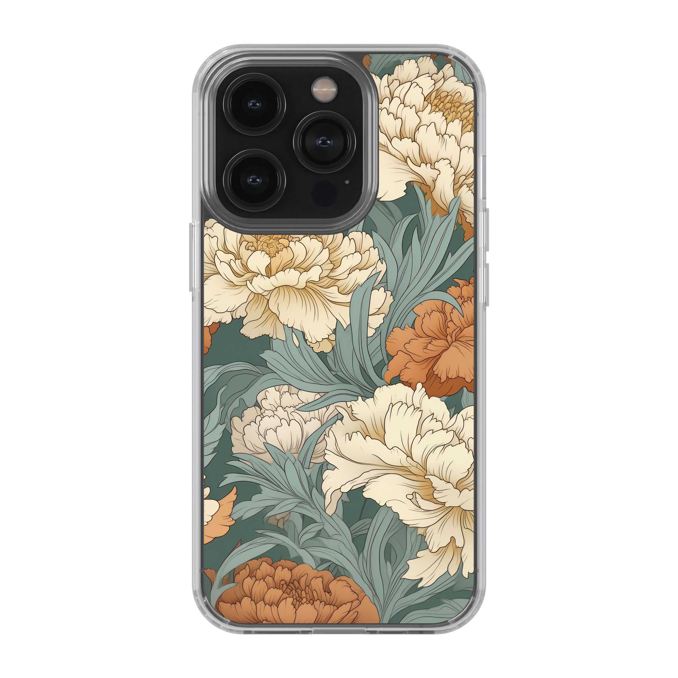 Vintage Peony Elegance Mobile Cover