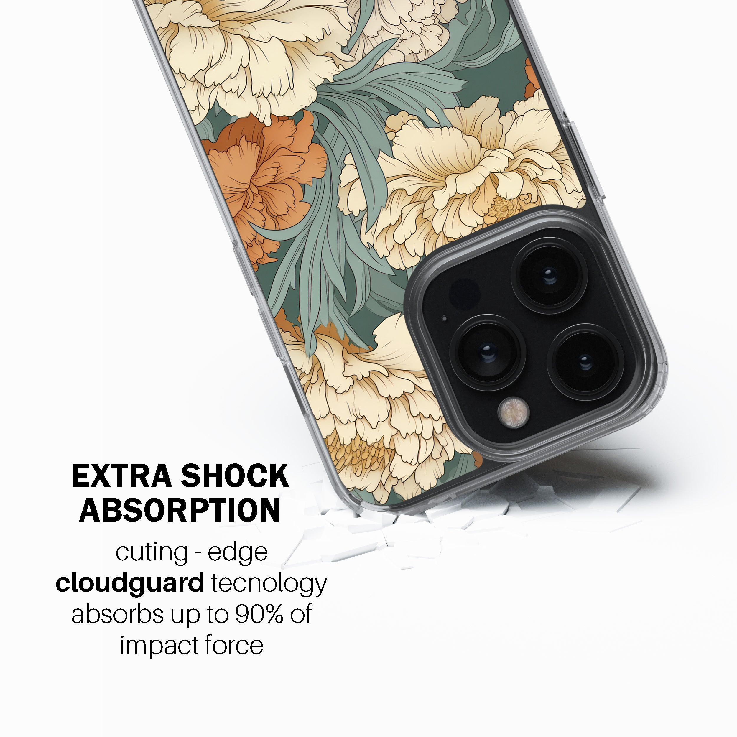 Vintage Peony Elegance Mobile Cover