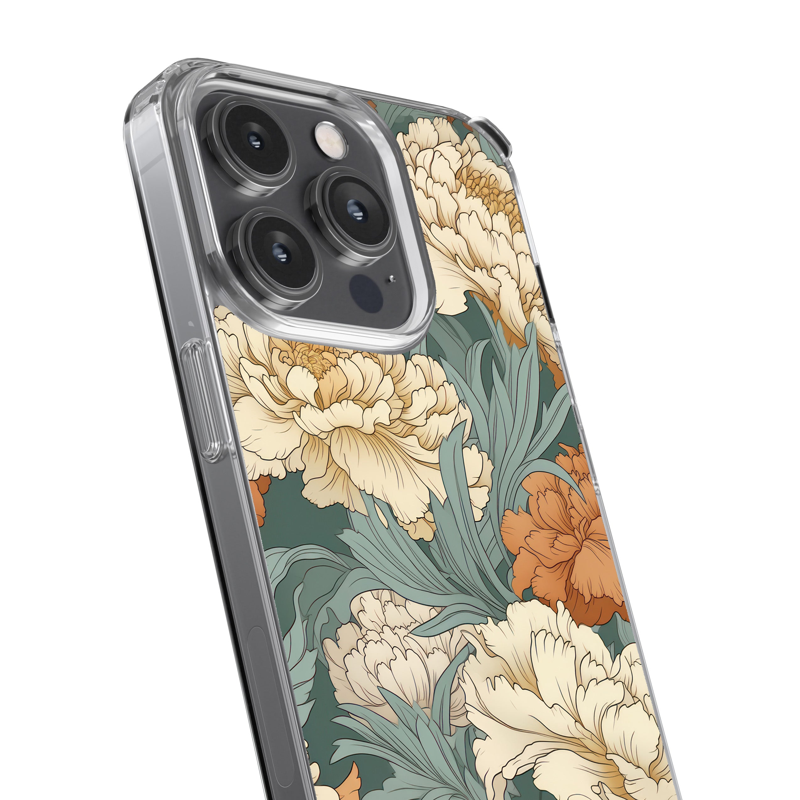 Vintage Peony Elegance Mobile Cover