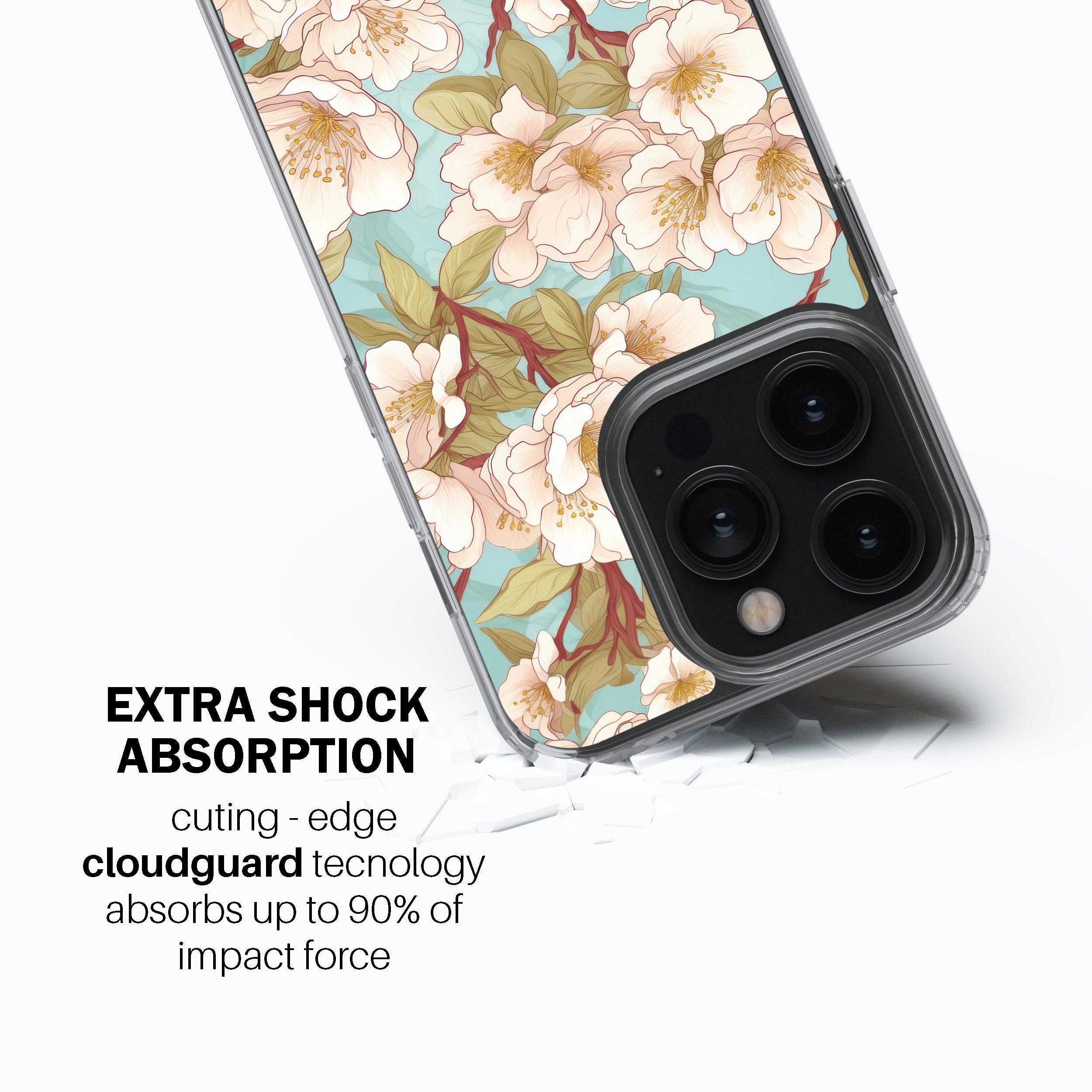 Blush Magnolia Charm Mobile Cover