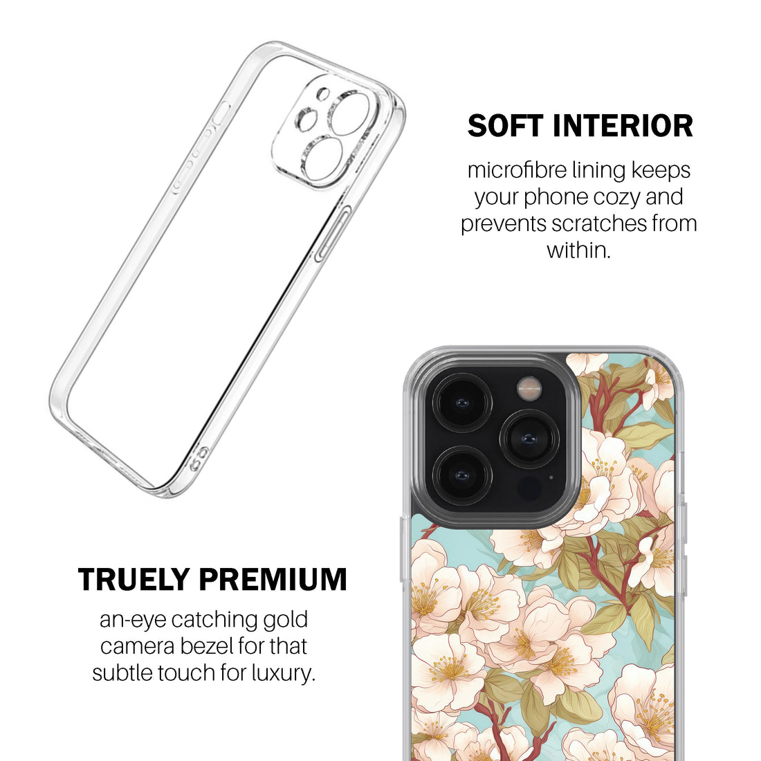 Blush Magnolia Charm Mobile Cover