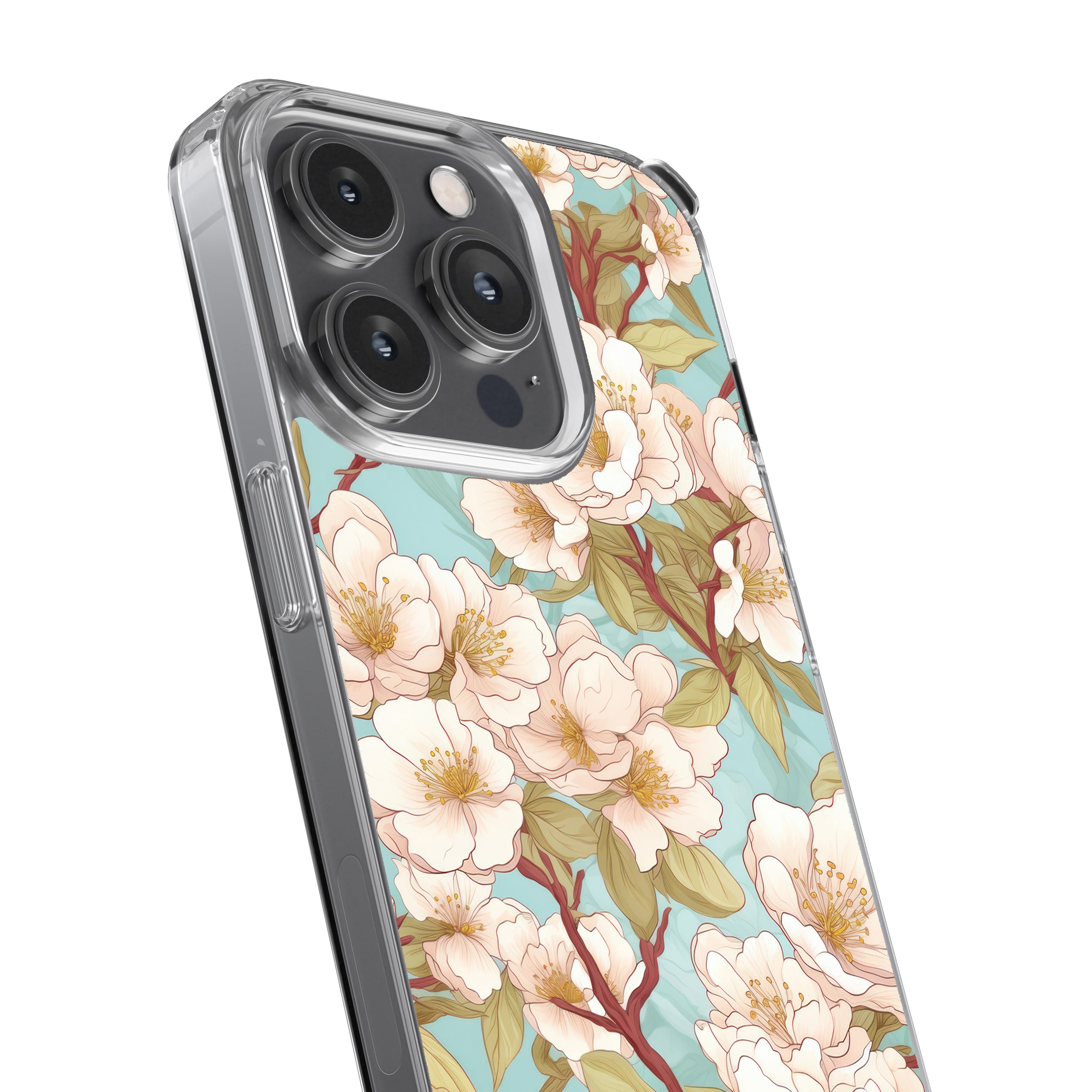 Blush Magnolia Charm Mobile Cover