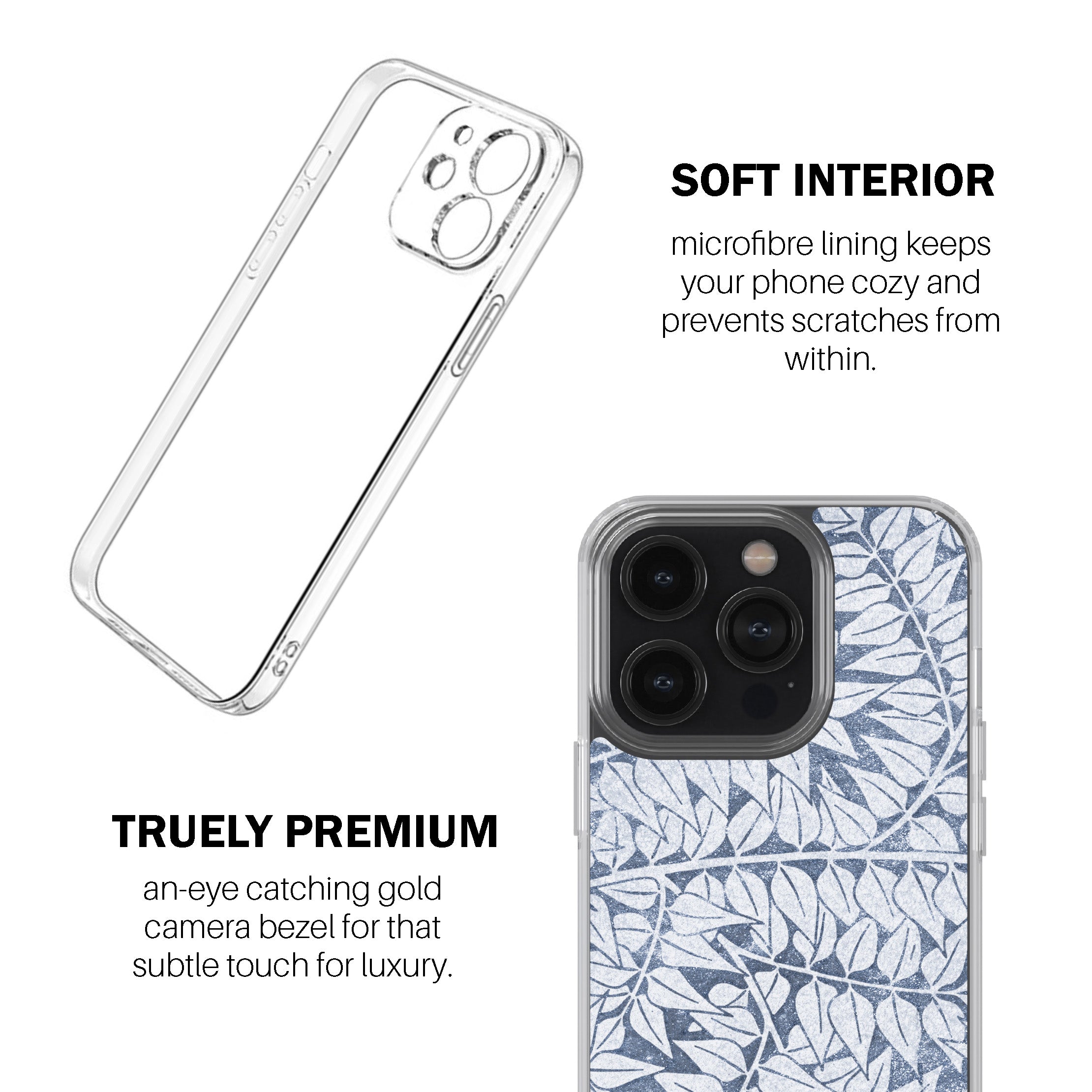 Indigo Fern Flow Mobile Cover