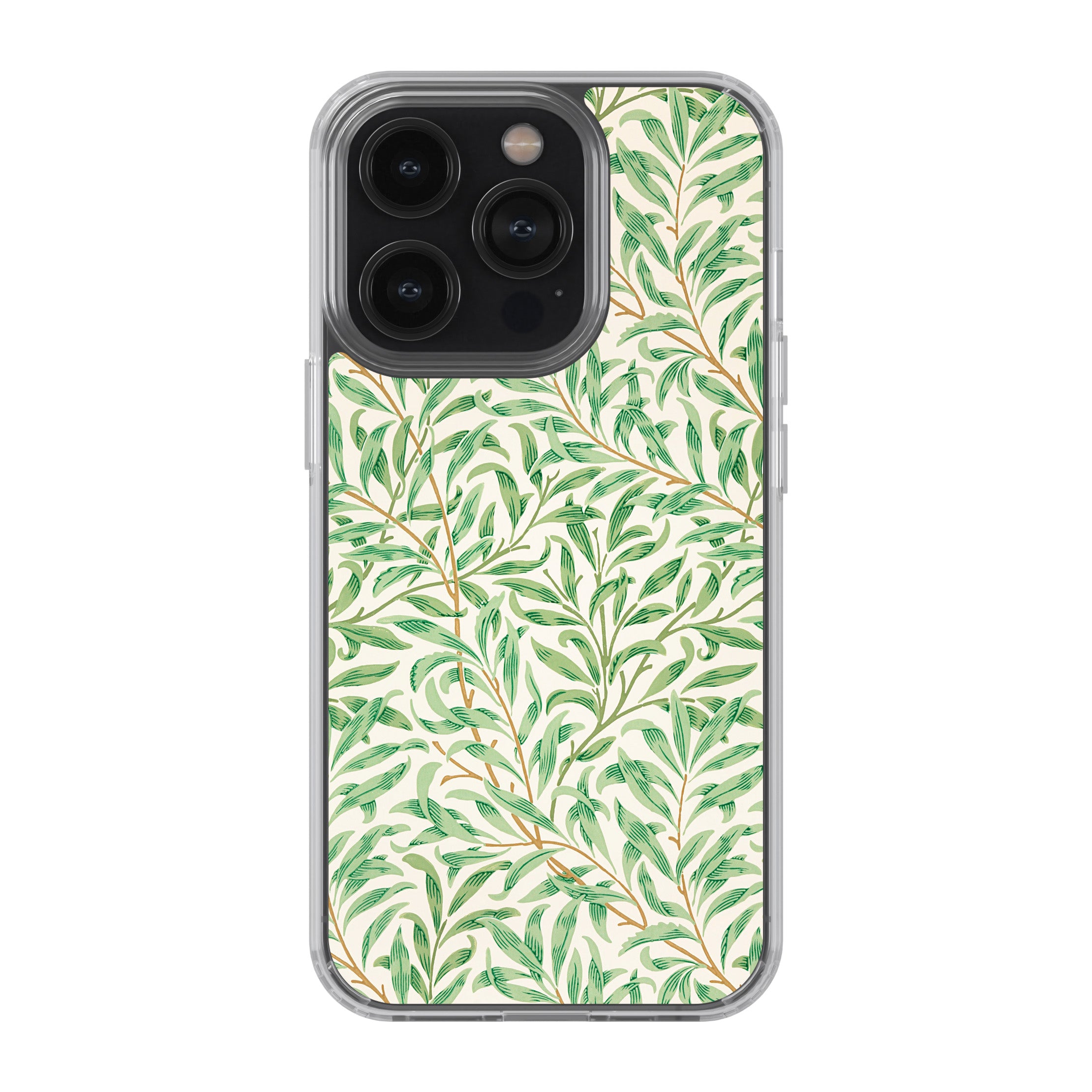 Olive Whisper Leaves Mobile Cover