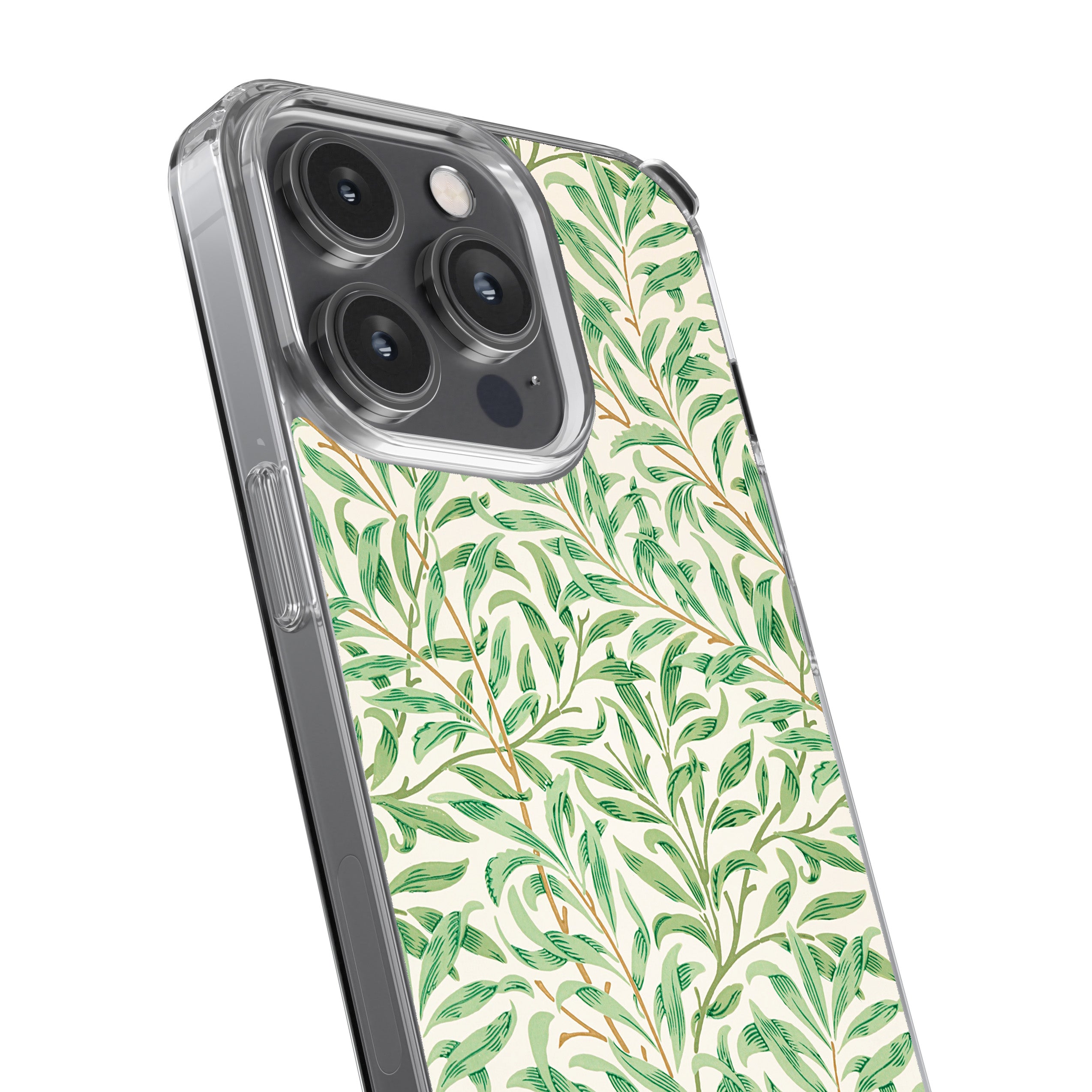 Olive Whisper Leaves Mobile Cover