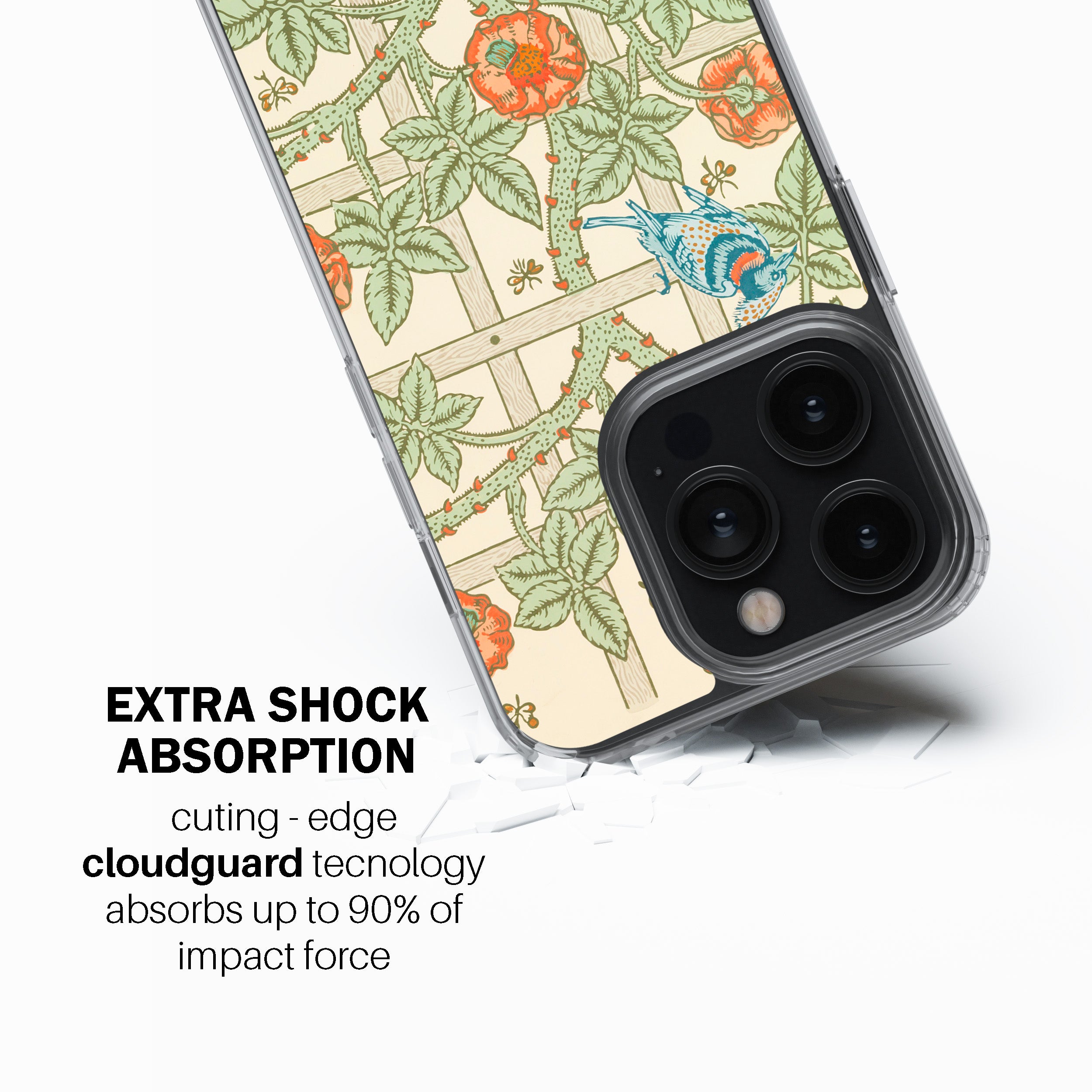 Birdsong Garden Tapestry Mobile Cover