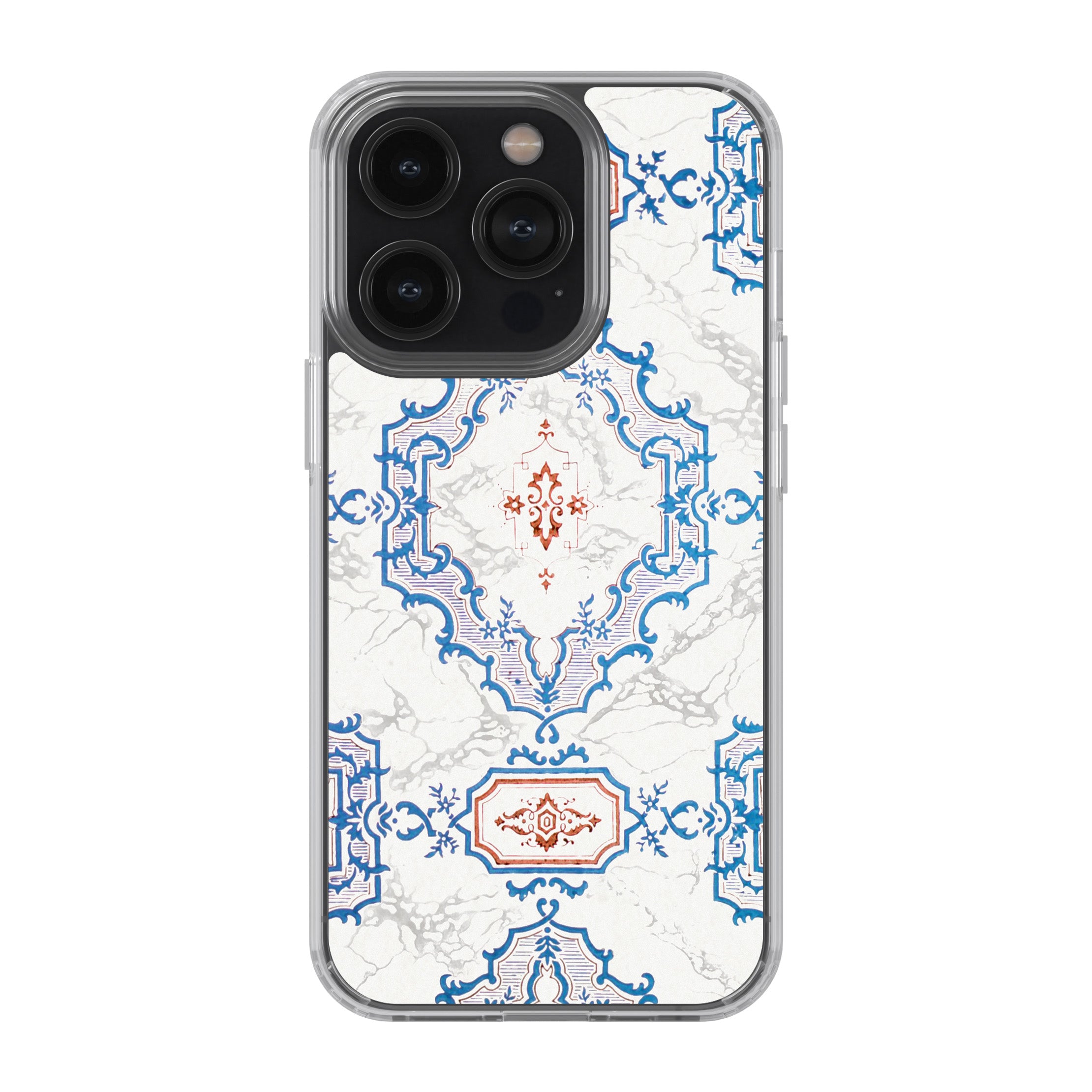 Royal Blue Mosaic Charm Mobile Cover