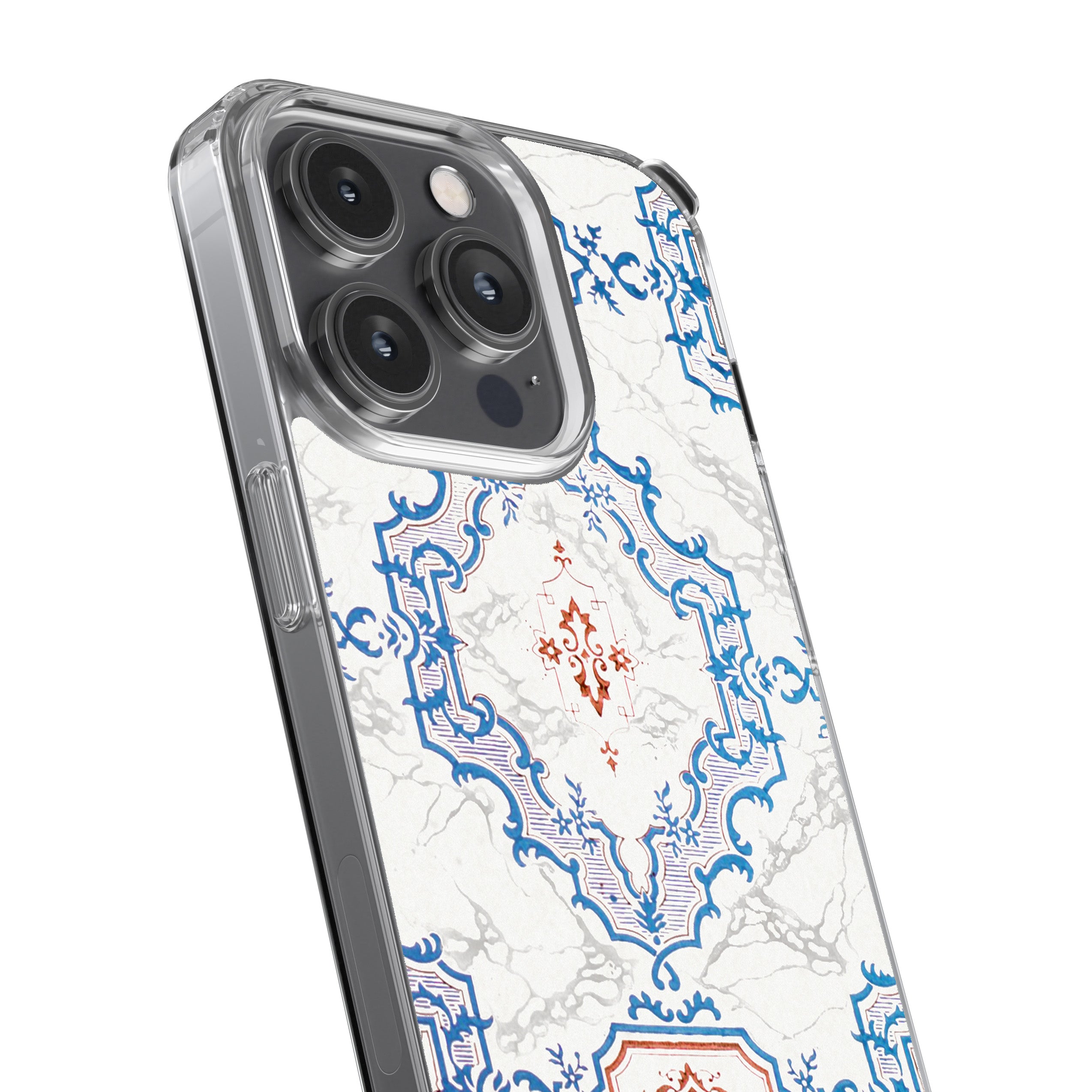 Royal Blue Mosaic Charm Mobile Cover