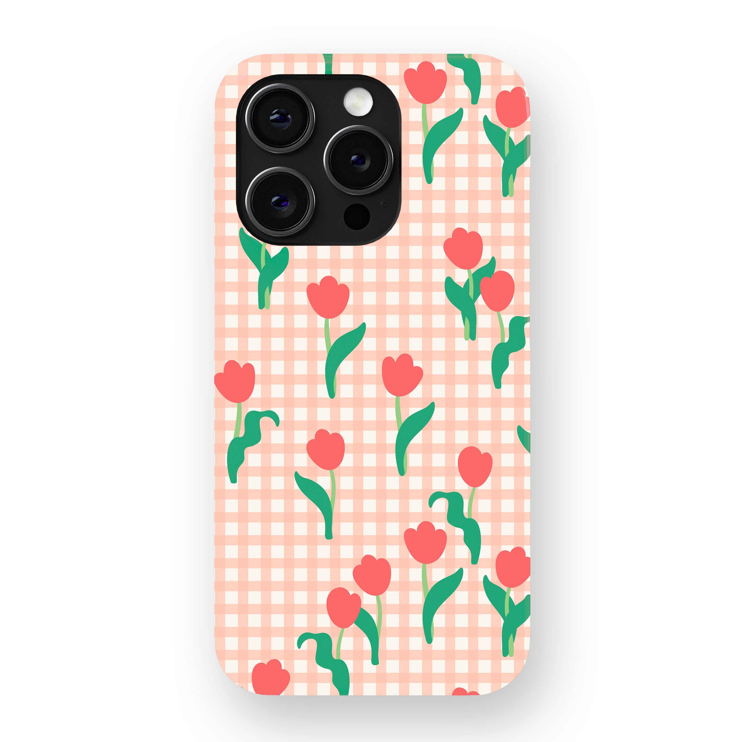 Cherry Grid Mobile Cover