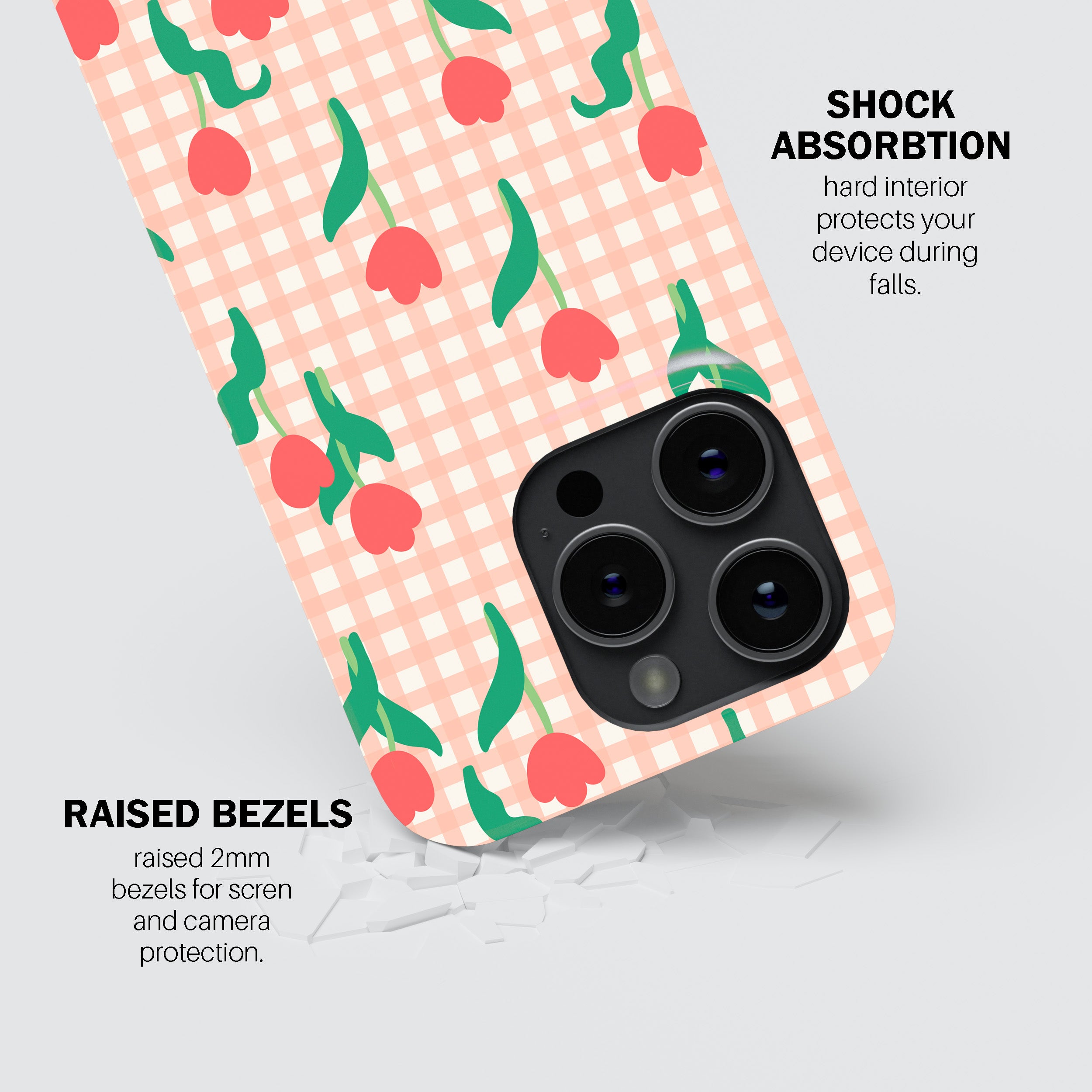 Cherry Grid Mobile Cover
