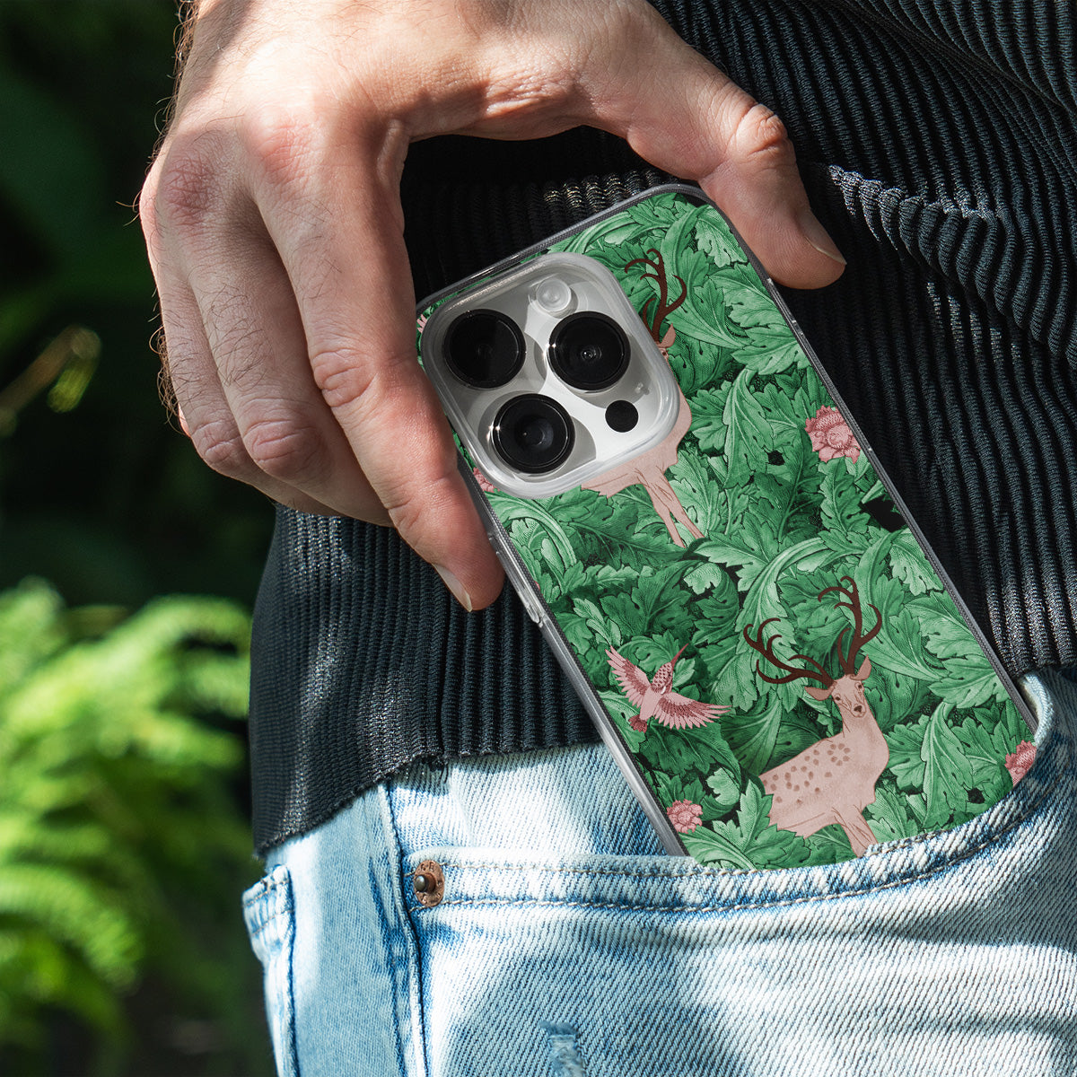 Forest Serenity Deer Mobile Cover
