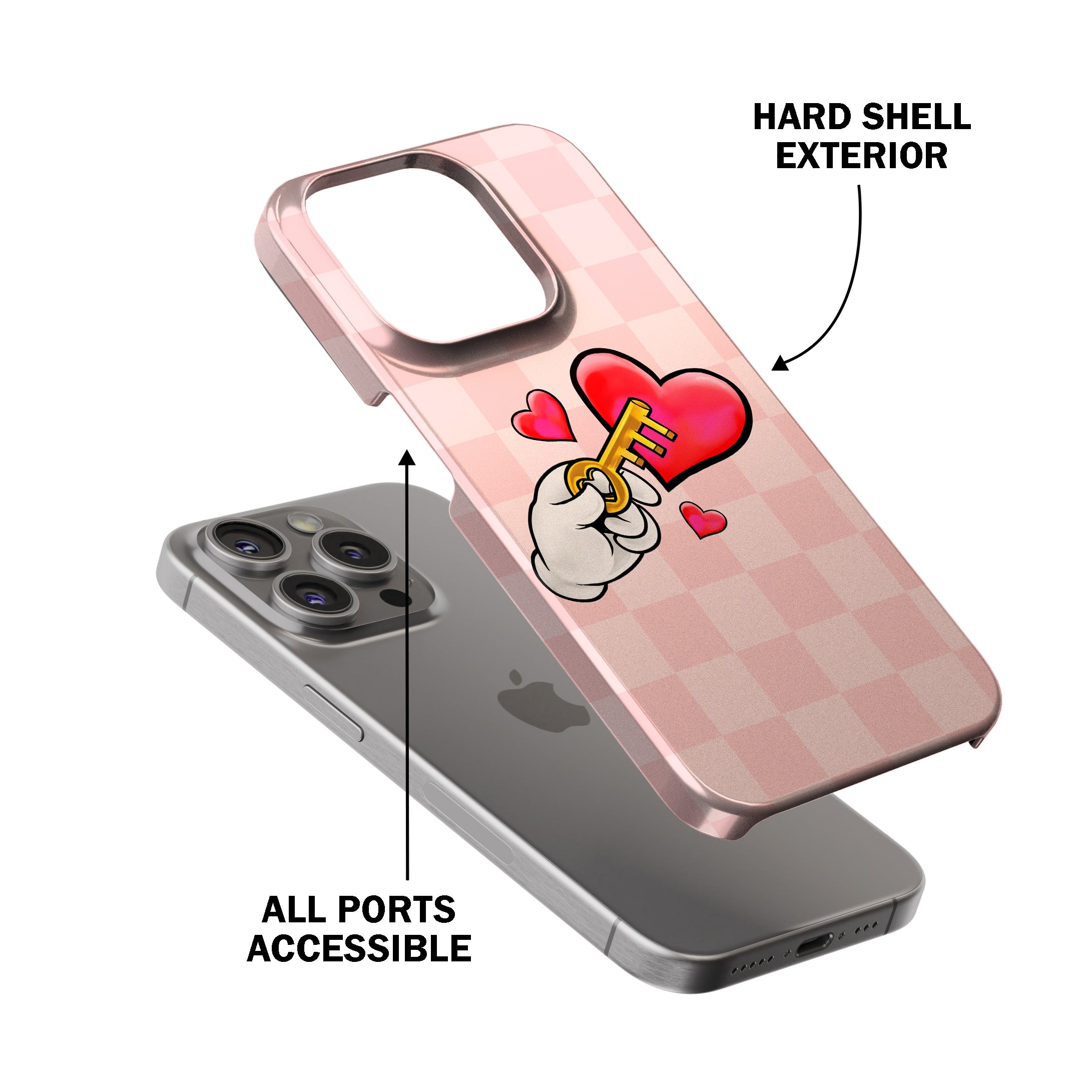 Love Heart Mobile Cover