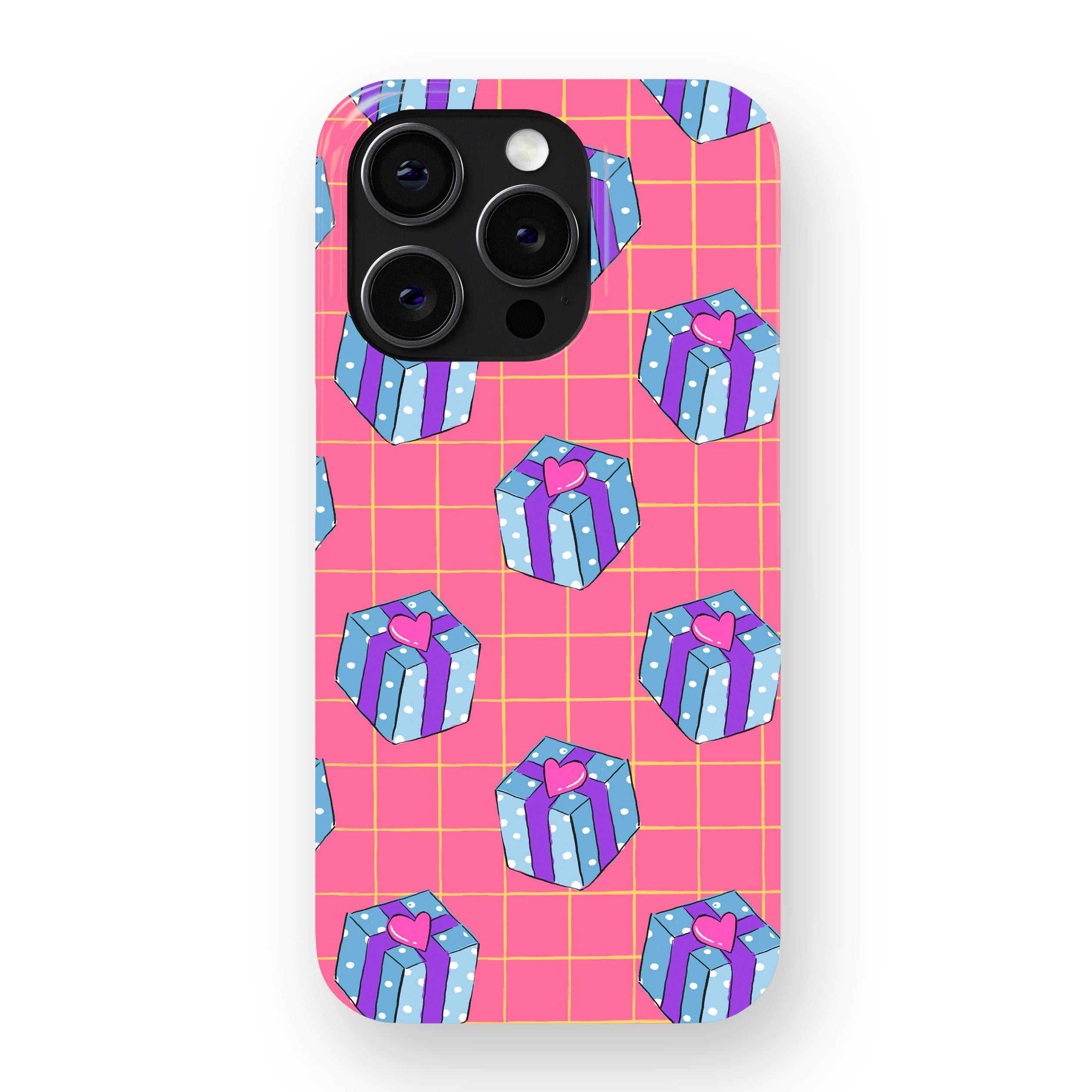 Gift Box Pattern Mobile Cover