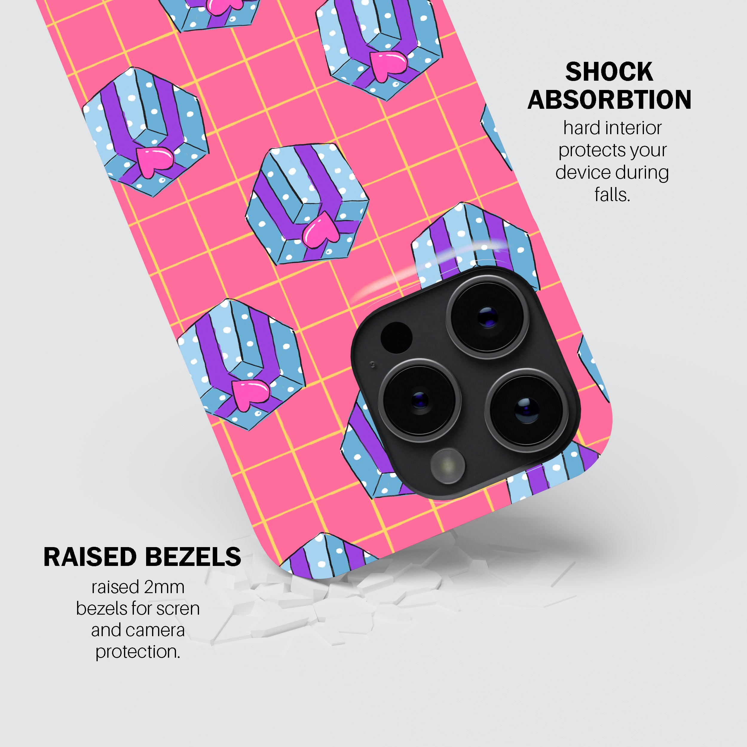 Gift Box Pattern Mobile Cover