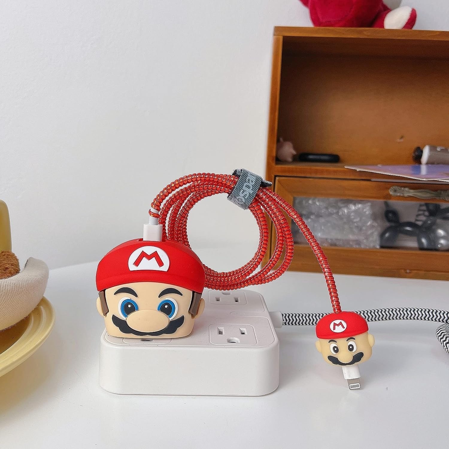 3D Super Mario Charger Case & Cable Protector (18W/20W)