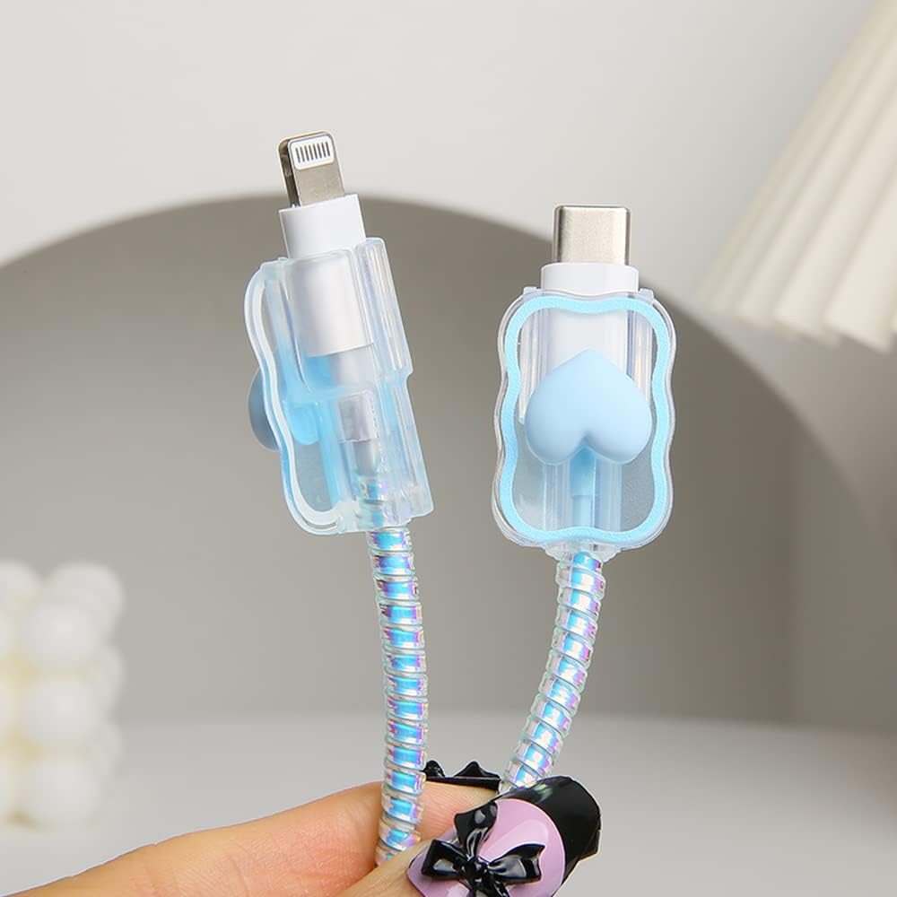 3D Heart Charger Case & Cable Protector (18W/20W)