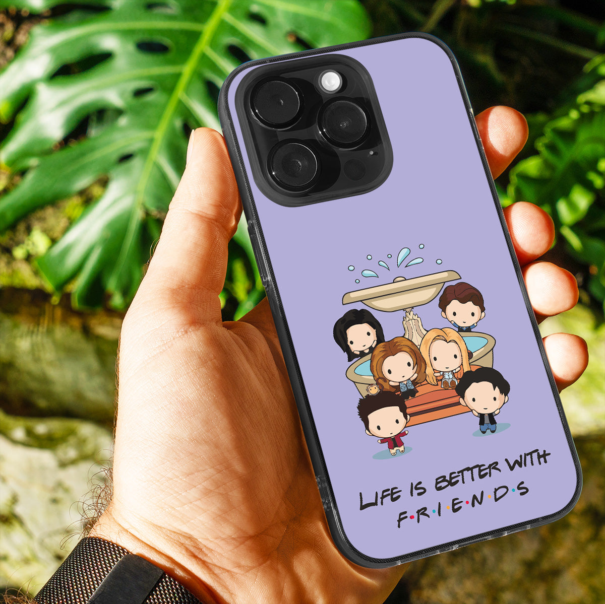 Life Is Better With FRIENDS – Circle Phone Cover