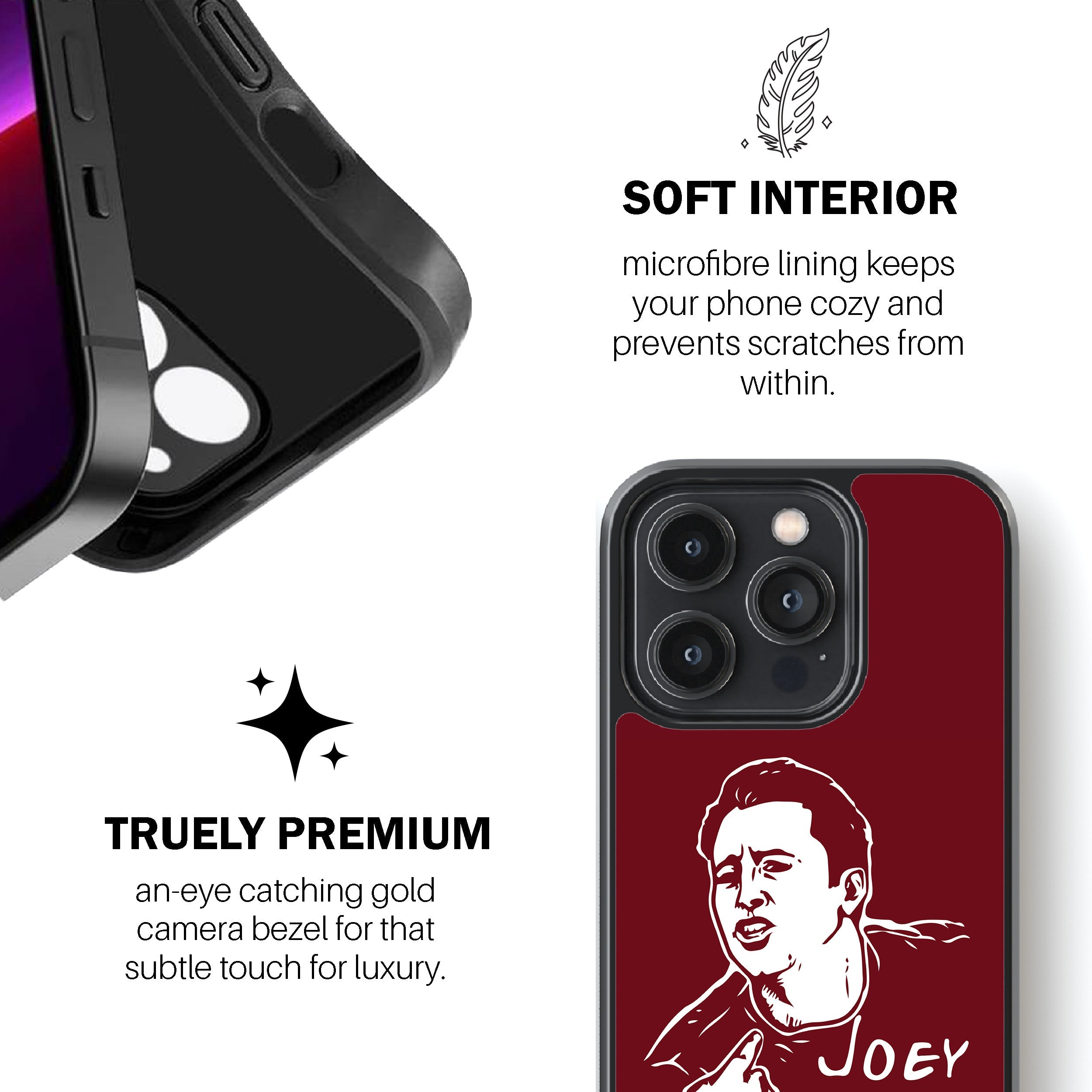 Joey Doesn’t Share Food – Maroon Phone Cover