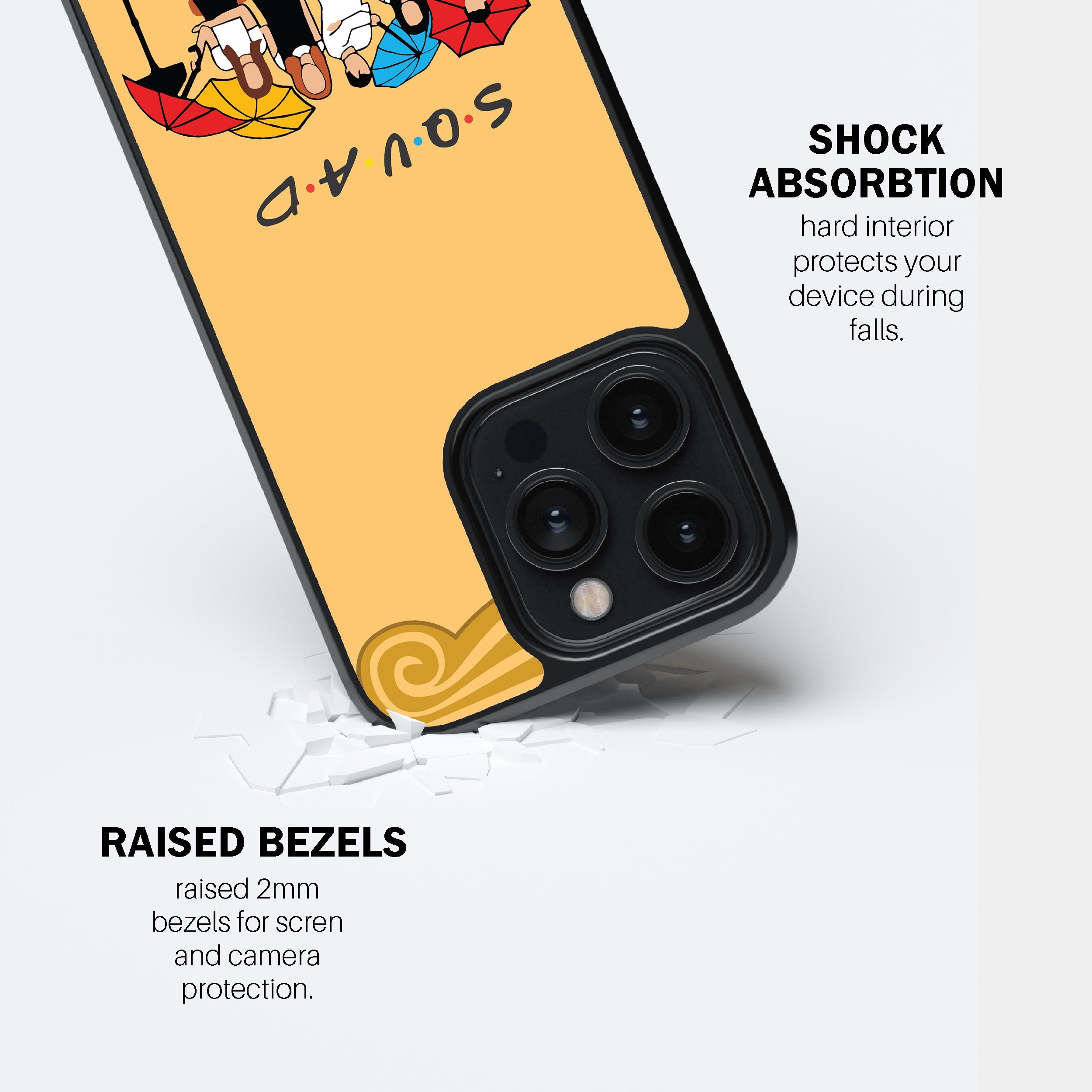 FRIENDS Squad Under Umbrellas Phone Cover