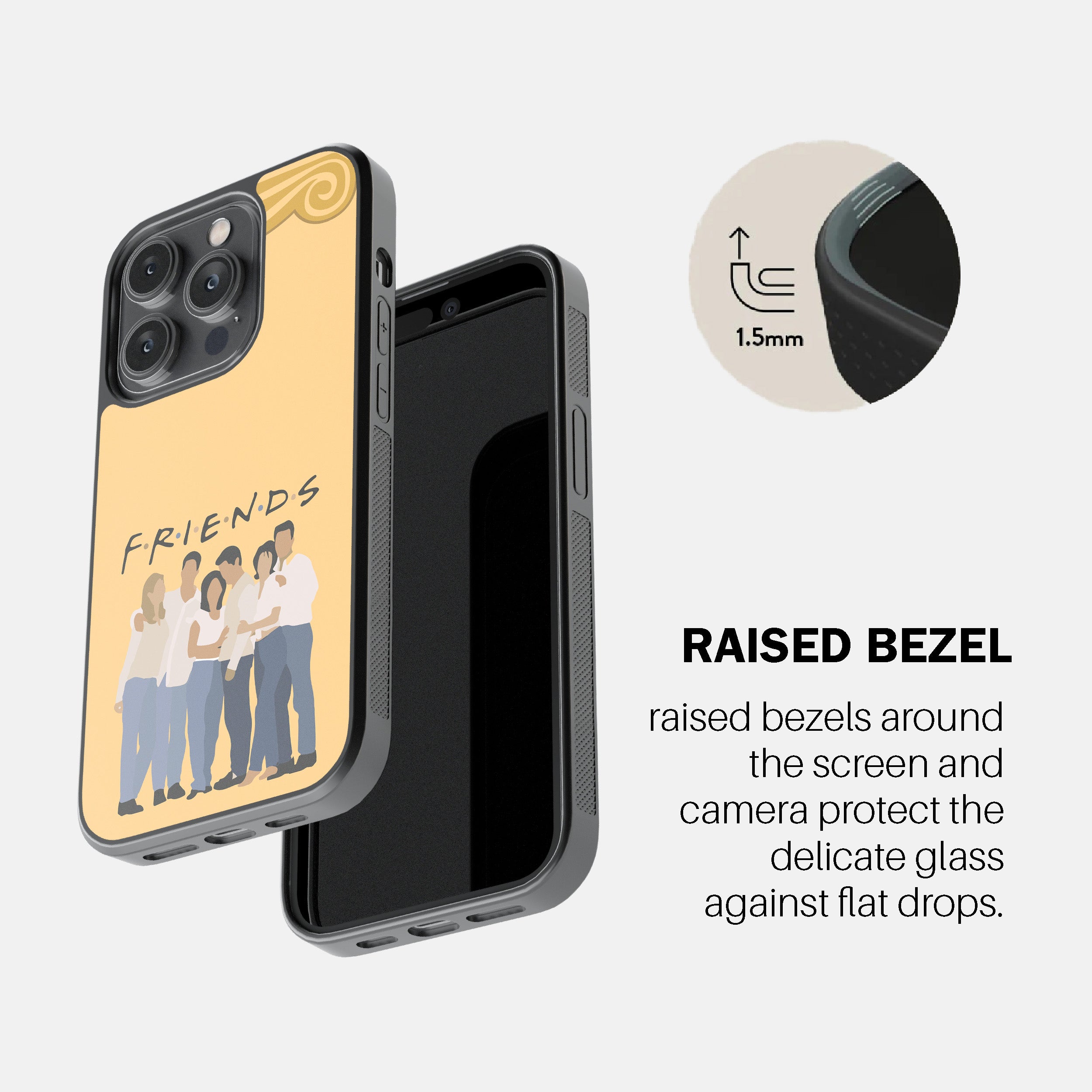 FRIENDS Minimal Cast Silhouette Phone Cover